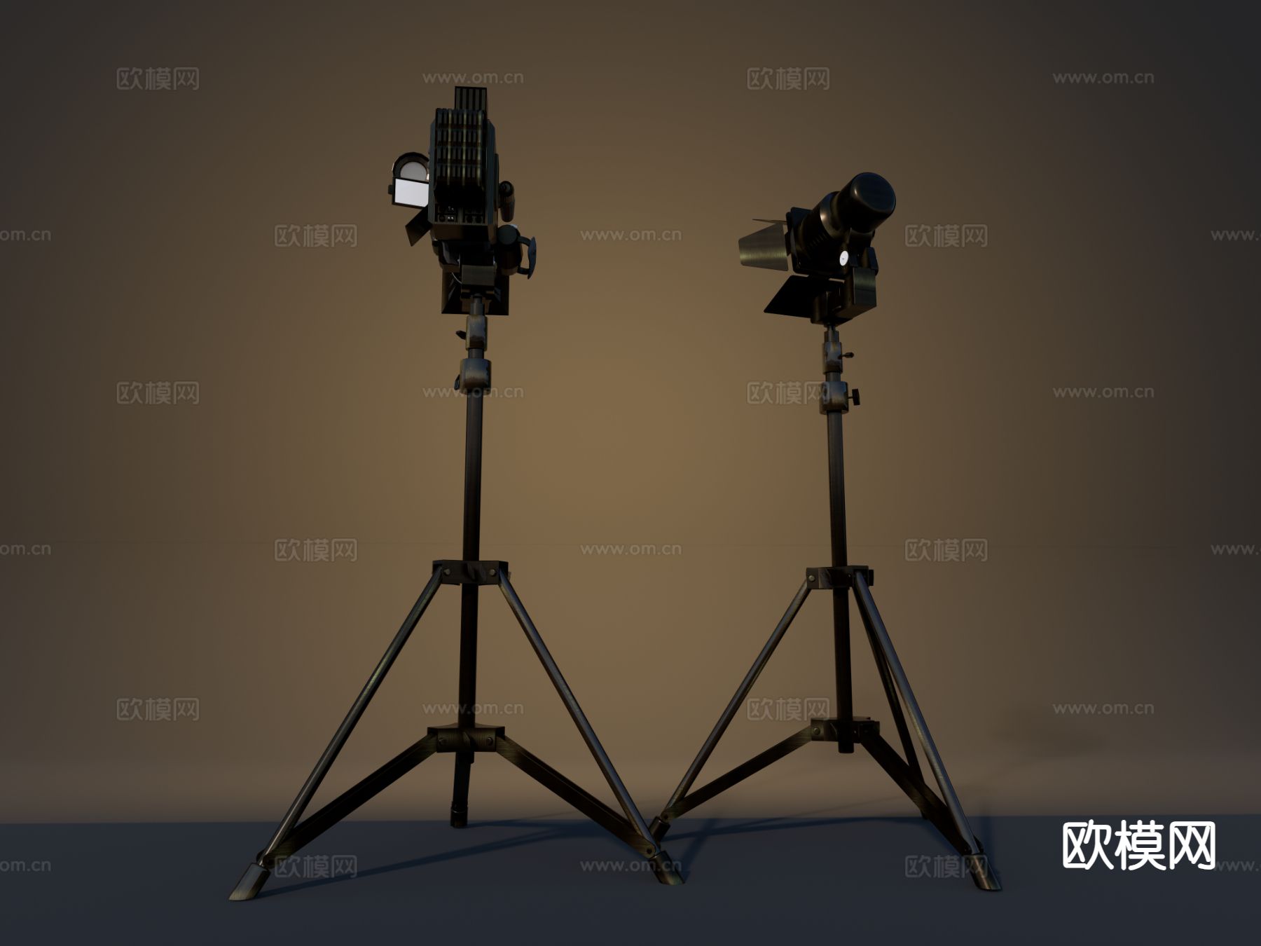 现代照相机 摄像机su模型下载（渲染图2）