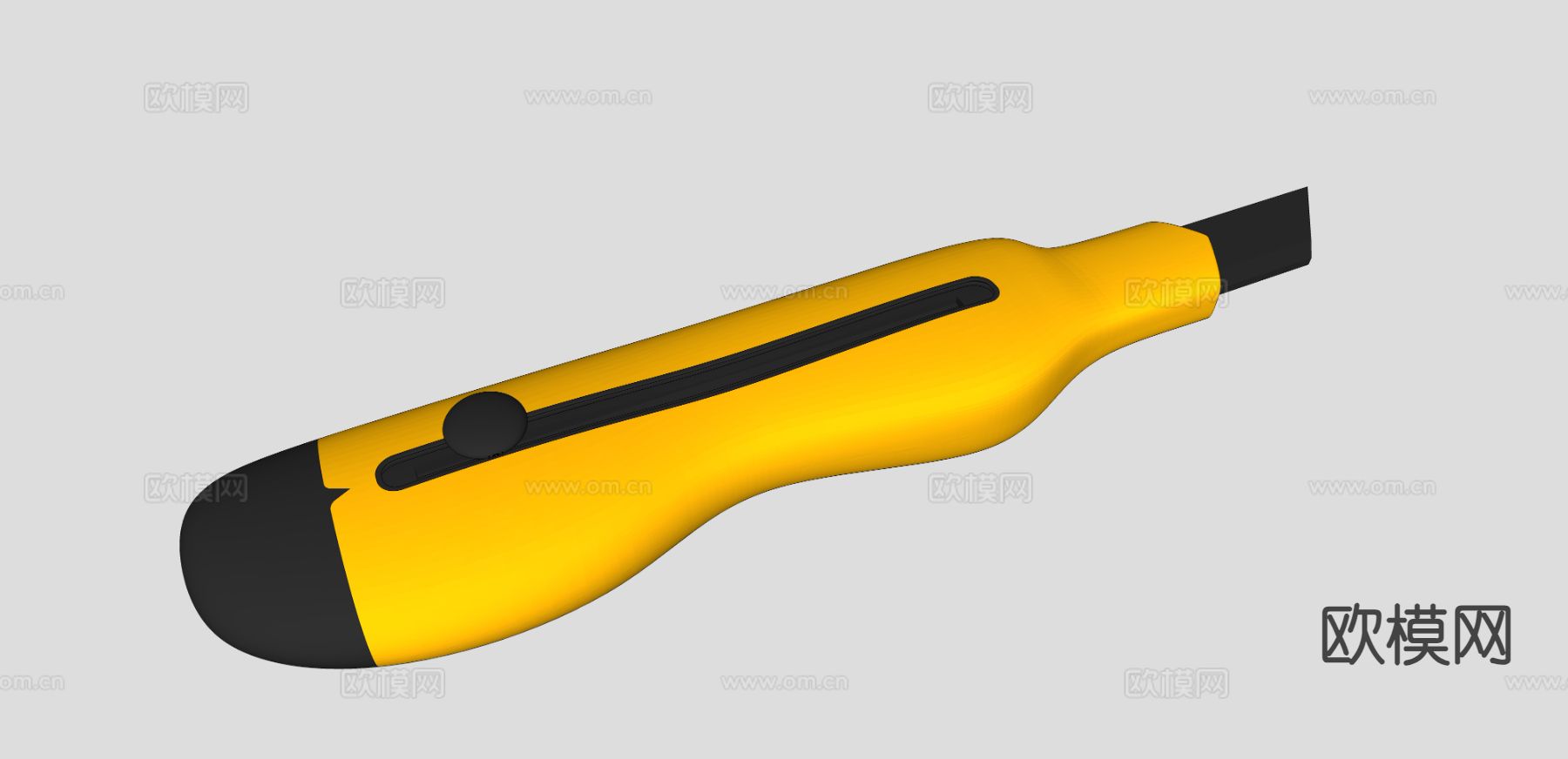 办公用品 美工刀su模型下载（渲染图1）