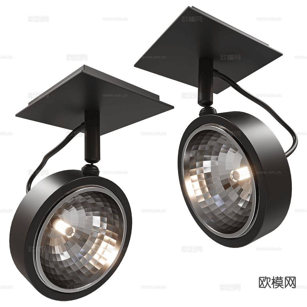 Maxlight工业风筒灯 射灯3d模型下载