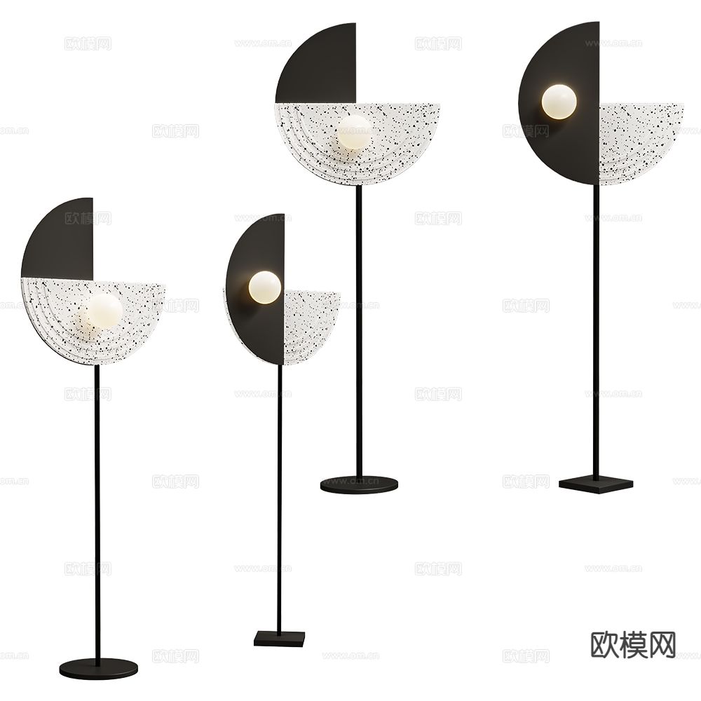 Robin 意式落地灯3d模型下载