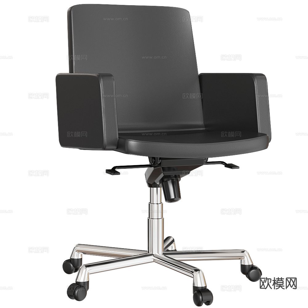 Polflex 现代班前椅 转椅 办公椅3d模型下载