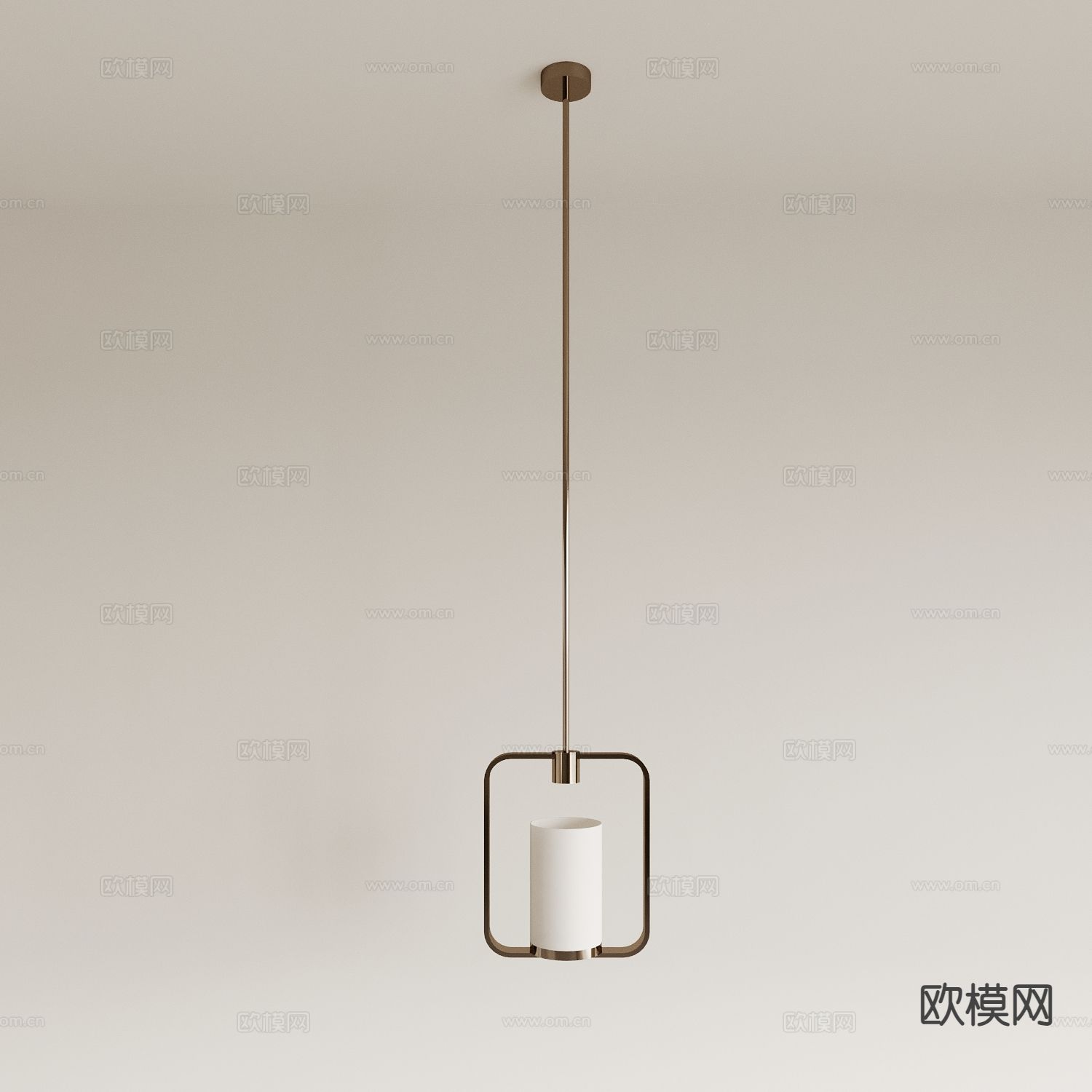 轻奢小吊灯3d模型下载