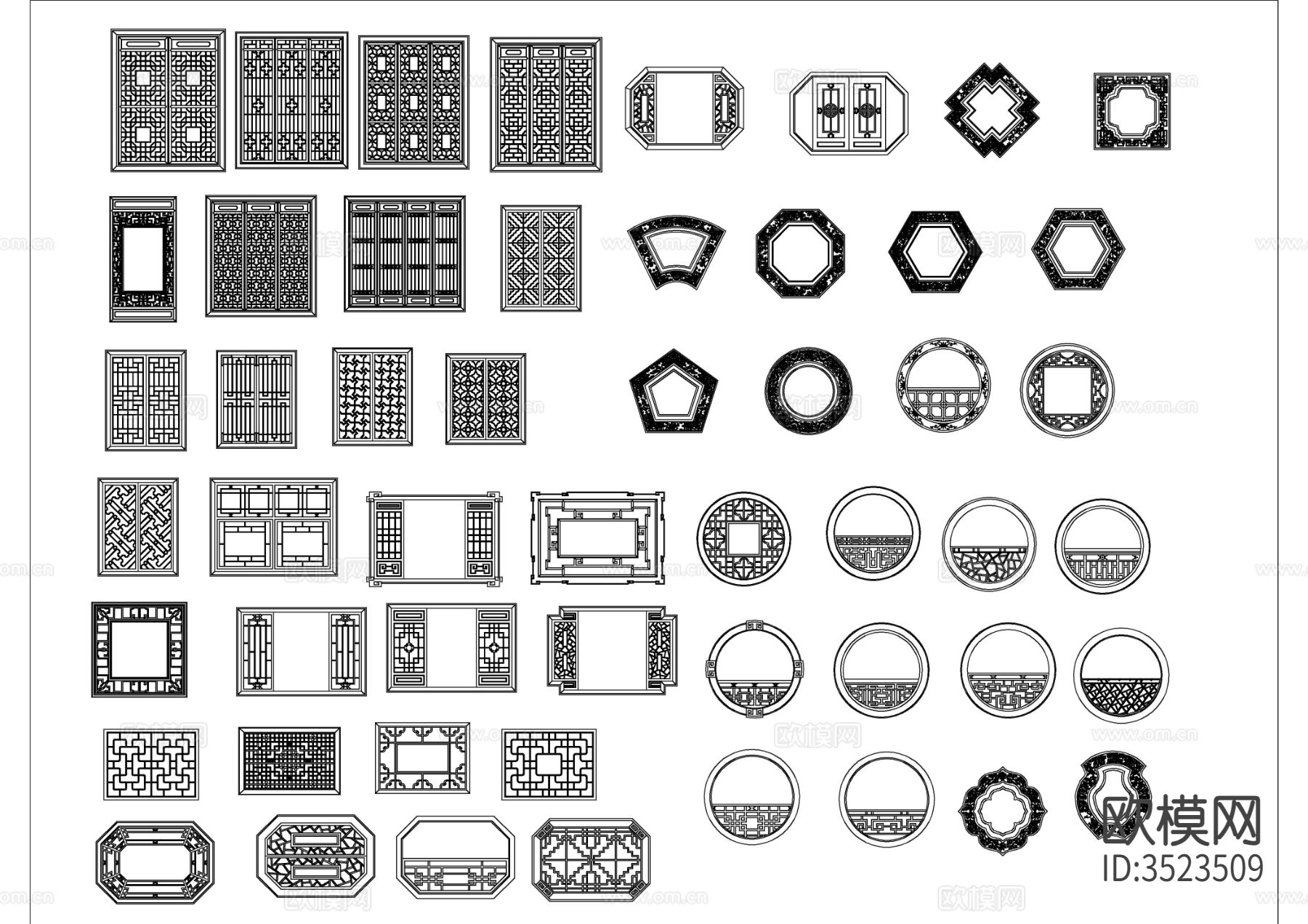 35套中式图库汇总下载（渲染图10）