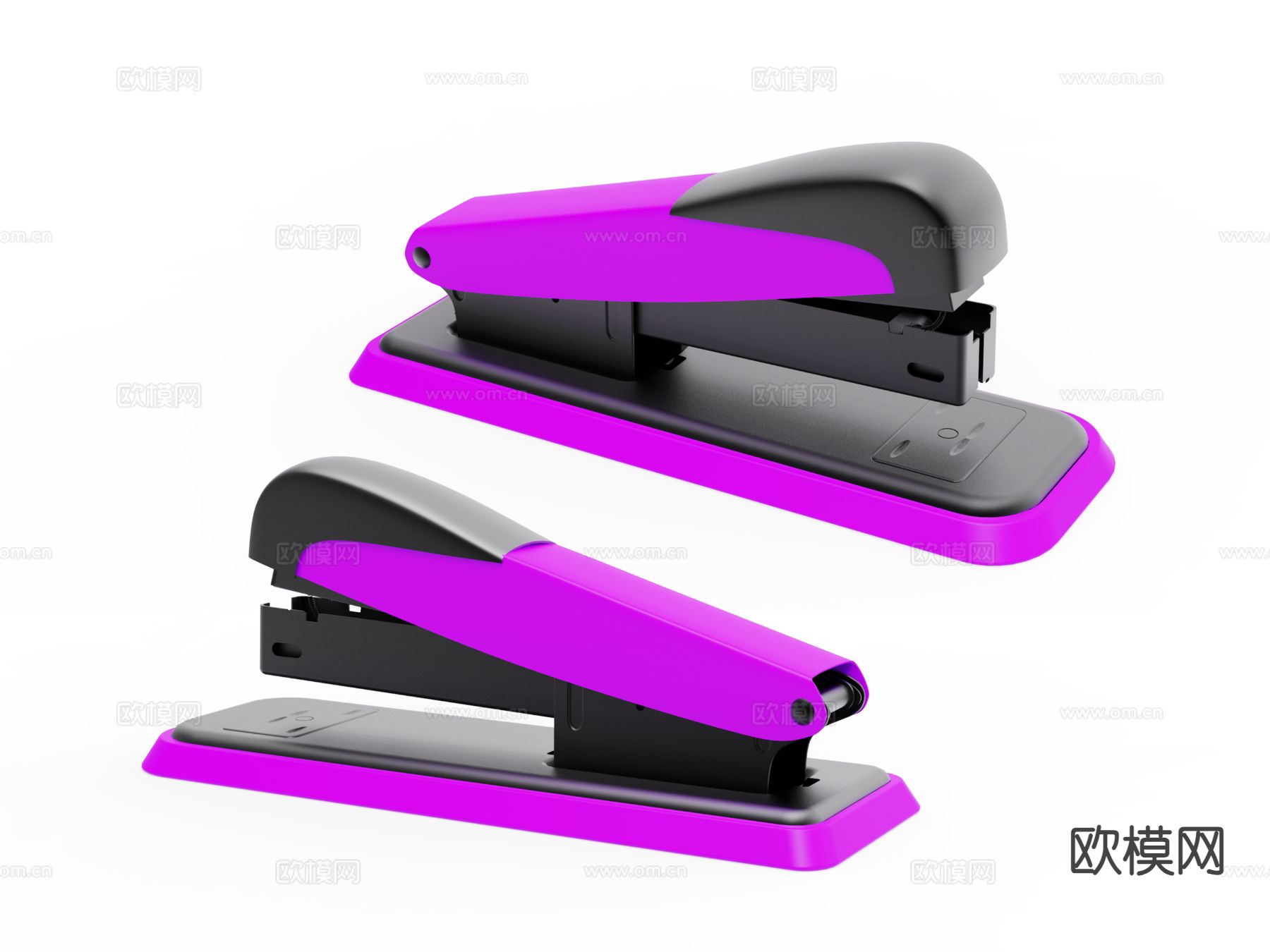办公用品 订书机su模型下载（渲染图2）