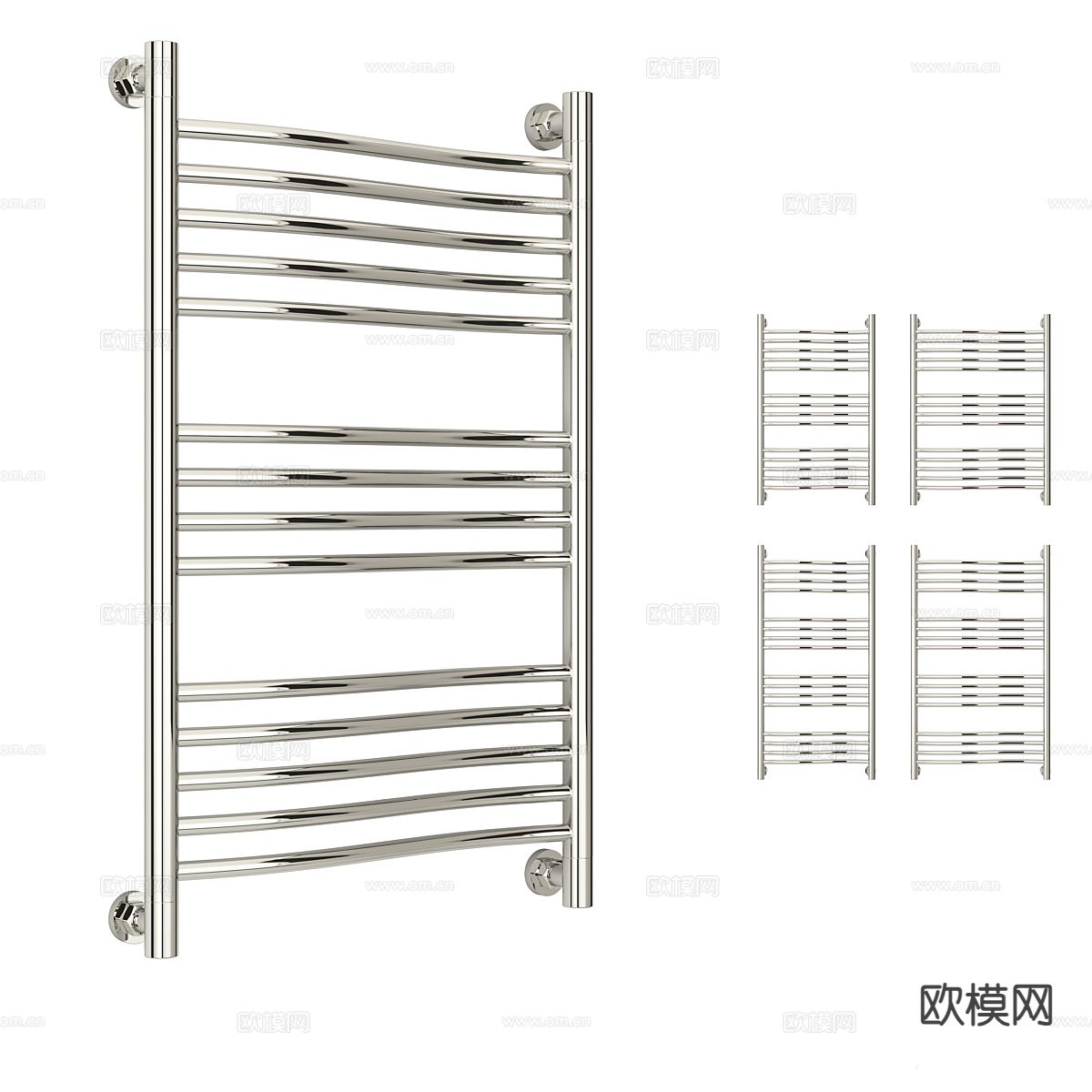 卫浴用品 毛巾架3d模型下载