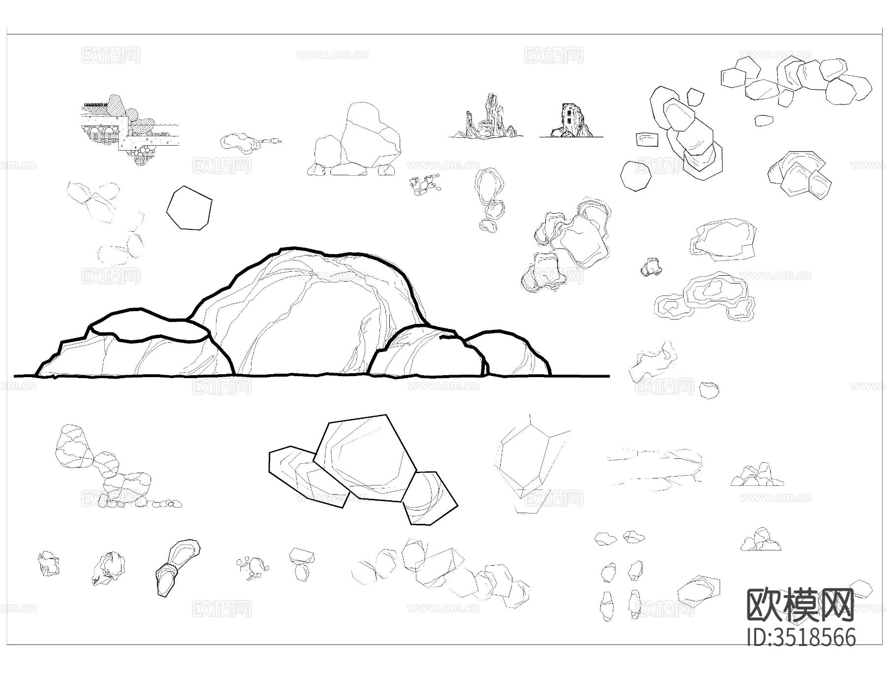 石头cad图库下载（渲染图3）