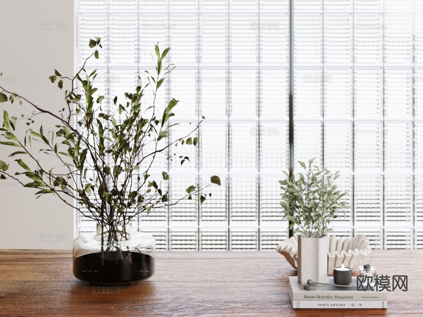 水生植物 水培绿植3d模型下载