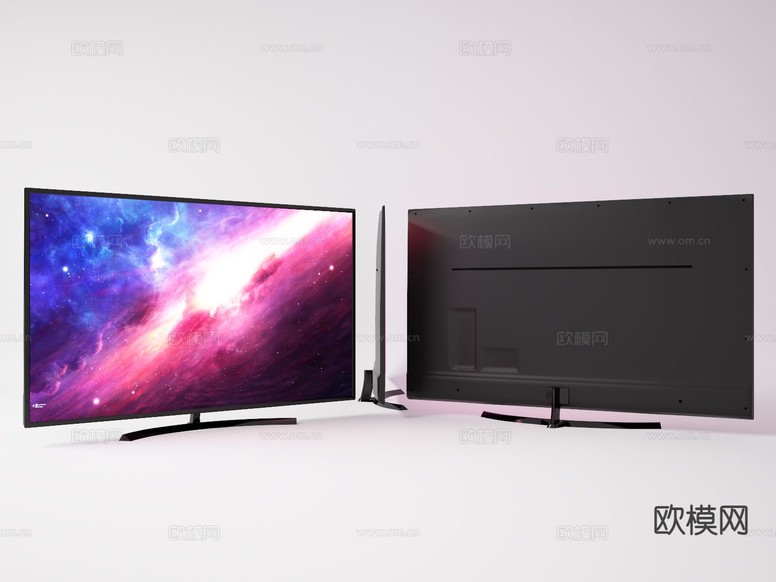 现代电脑 显示屏3d模型下载