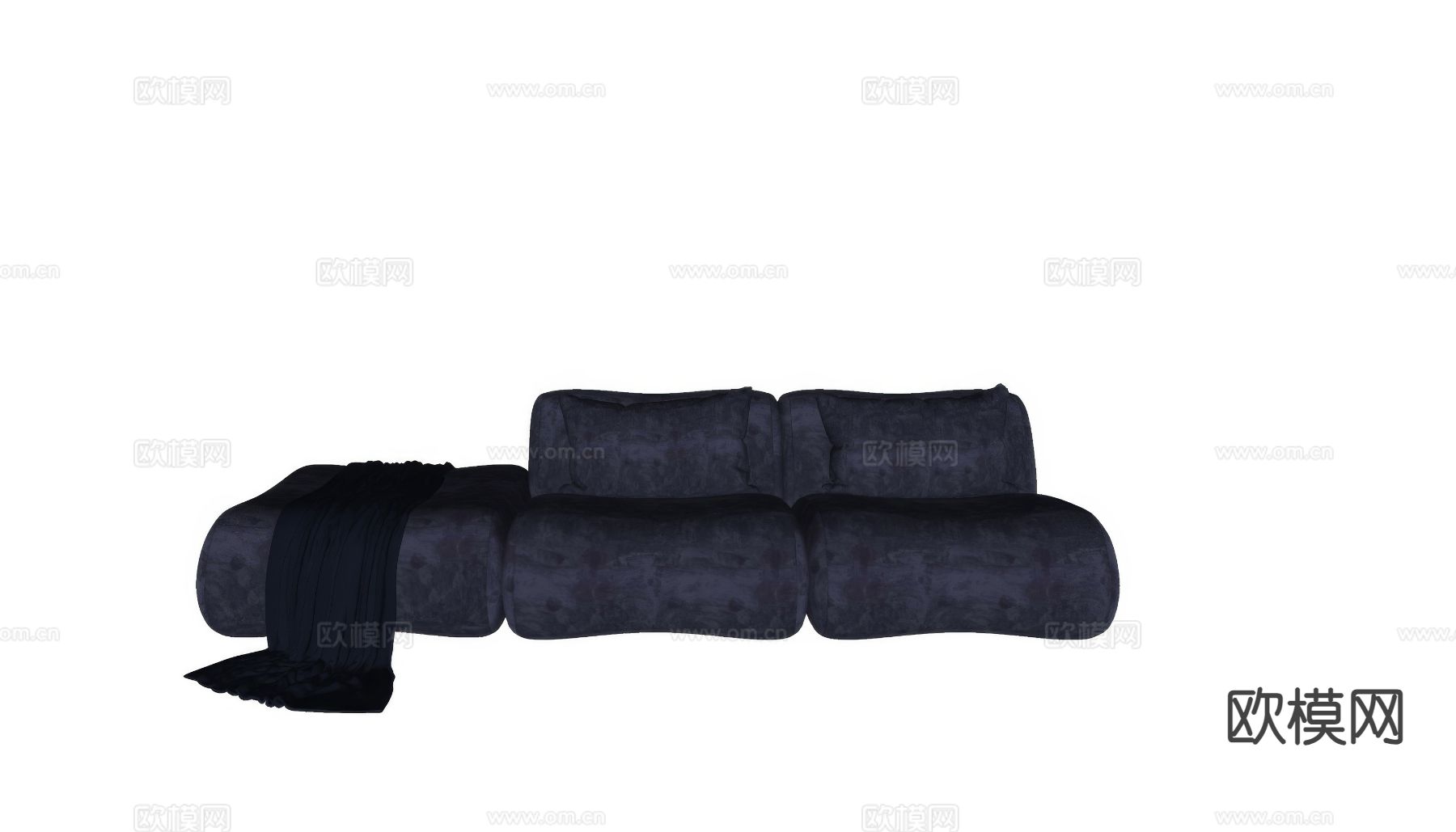 Minotti 多人沙发su模型下载（渲染图1）