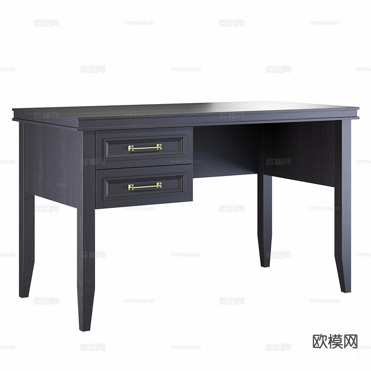 Orlando OR-530.02 欧式古典书桌3d模型下载（渲染图1）