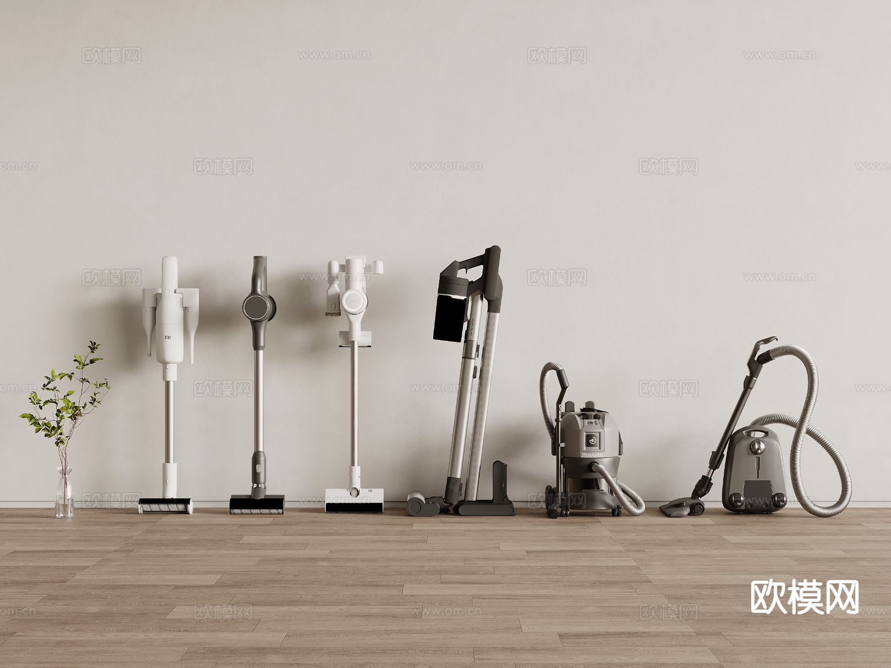 日用电器 吸尘器 扫地机3d模型下载