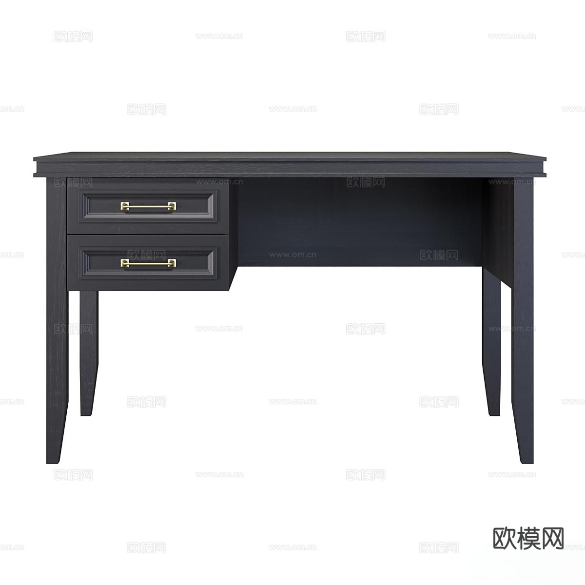 Orlando OR-530.02 欧式古典书桌3d模型下载（渲染图2）