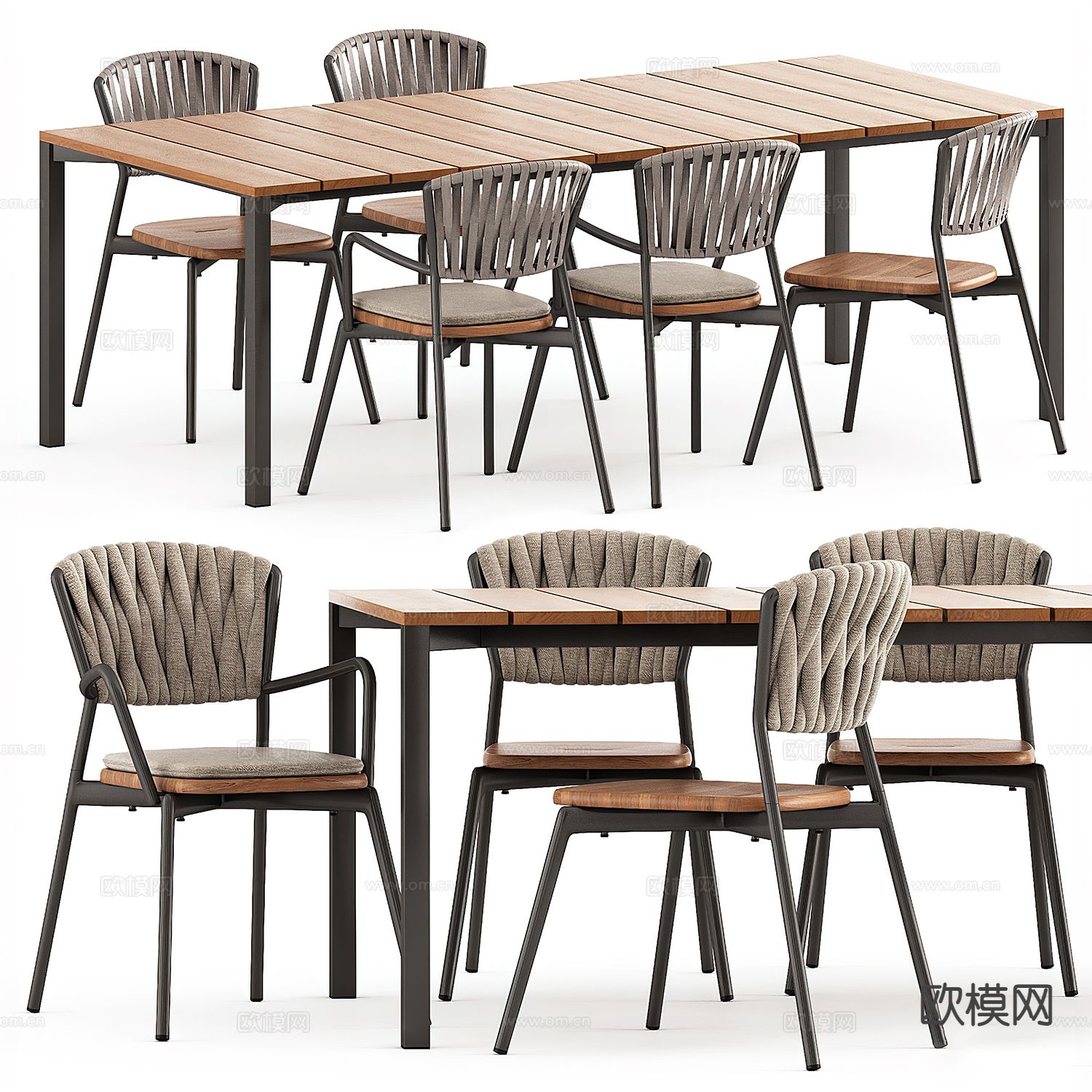 户外桌椅 露营桌椅3d模型下载