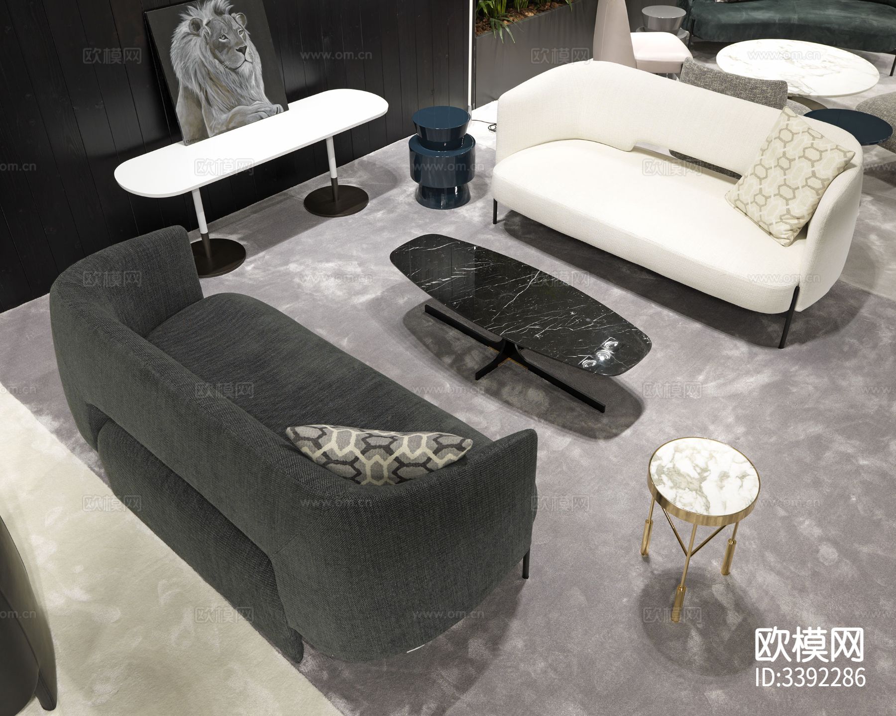 MISURA EMME 米舒拉艾美 现代沙发下载（渲染图9）