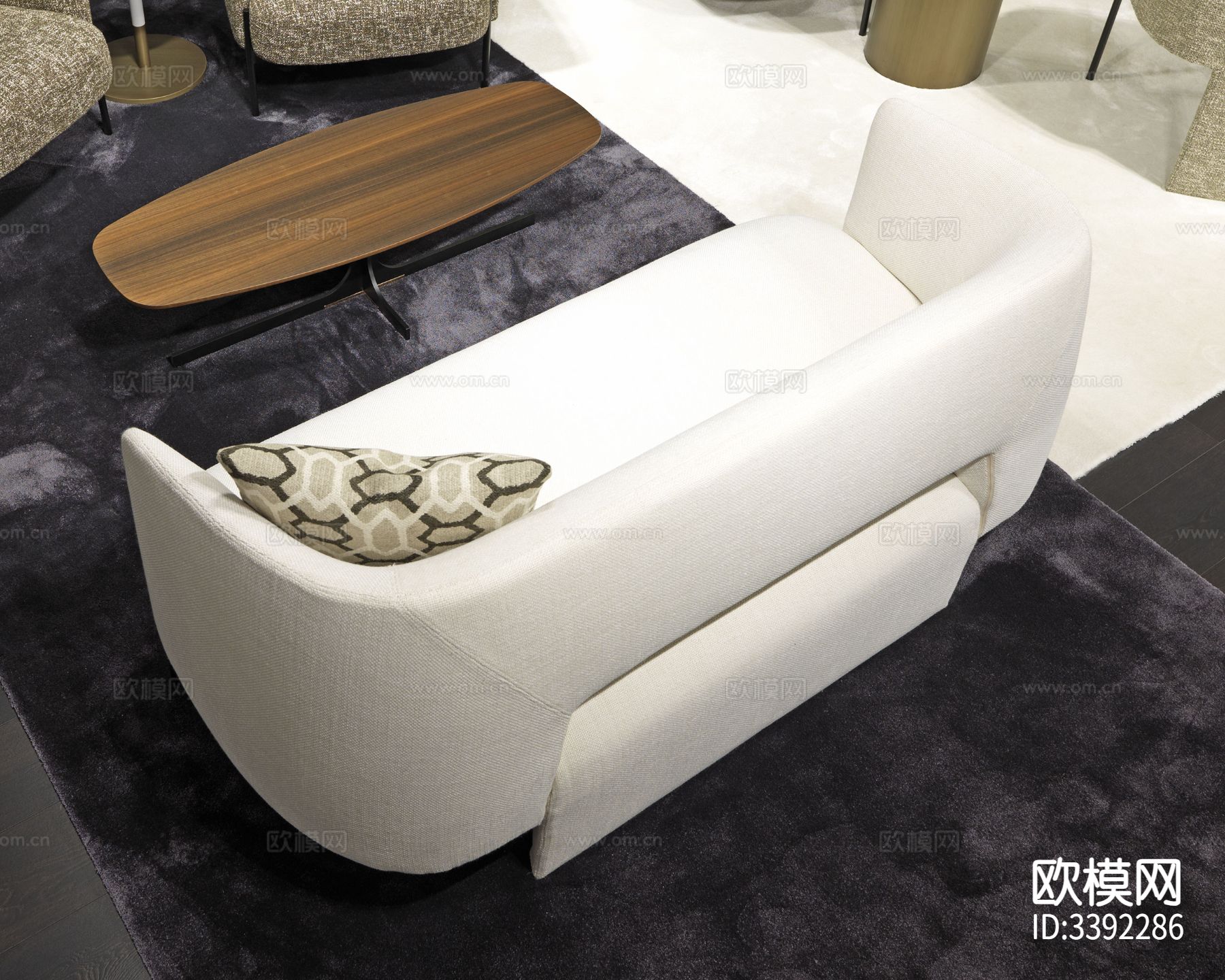MISURA EMME 米舒拉艾美 现代沙发下载（渲染图10）