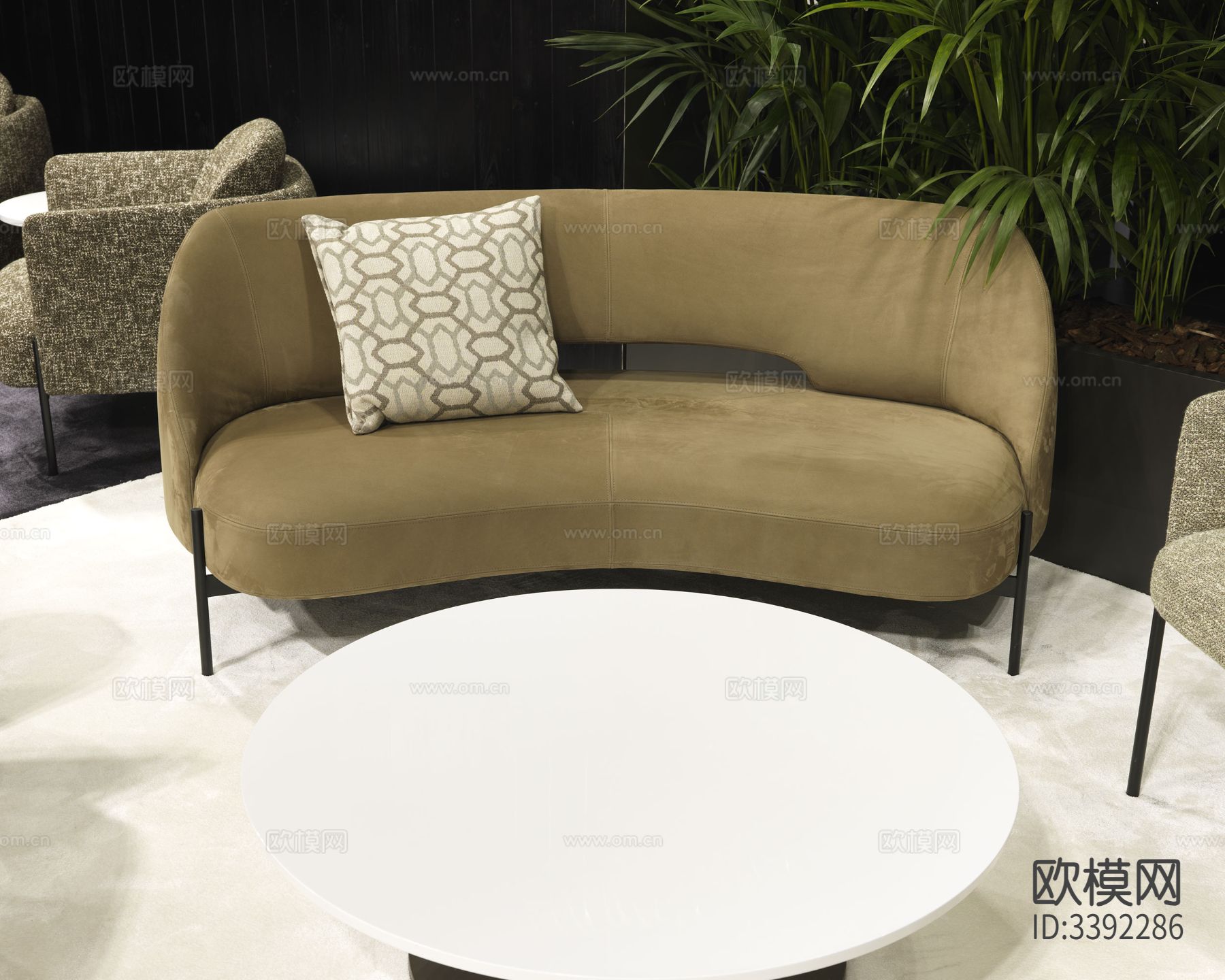 MISURA EMME 米舒拉艾美 现代沙发下载（渲染图5）