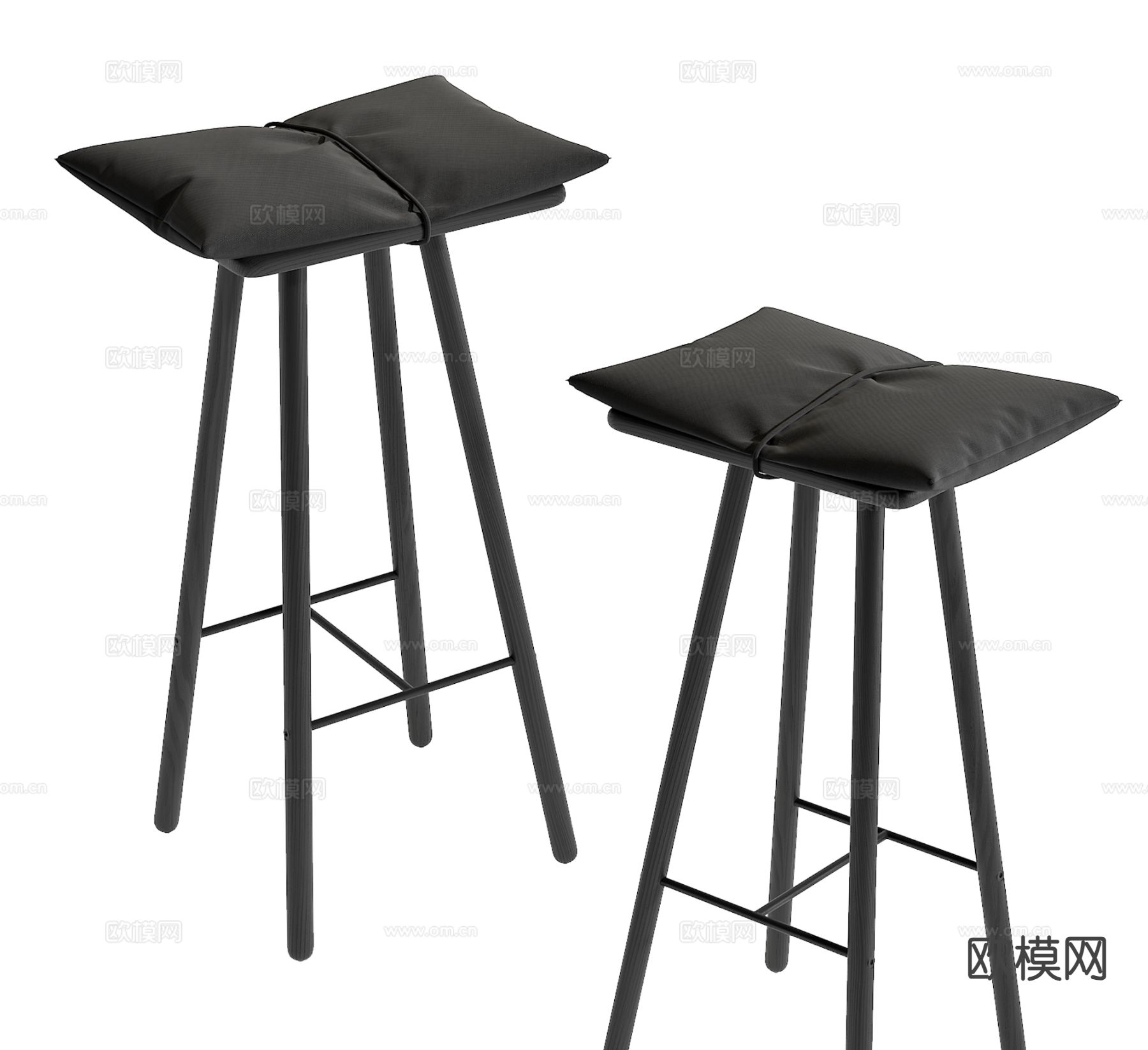 吧椅 吧凳 高脚凳3d模型下载