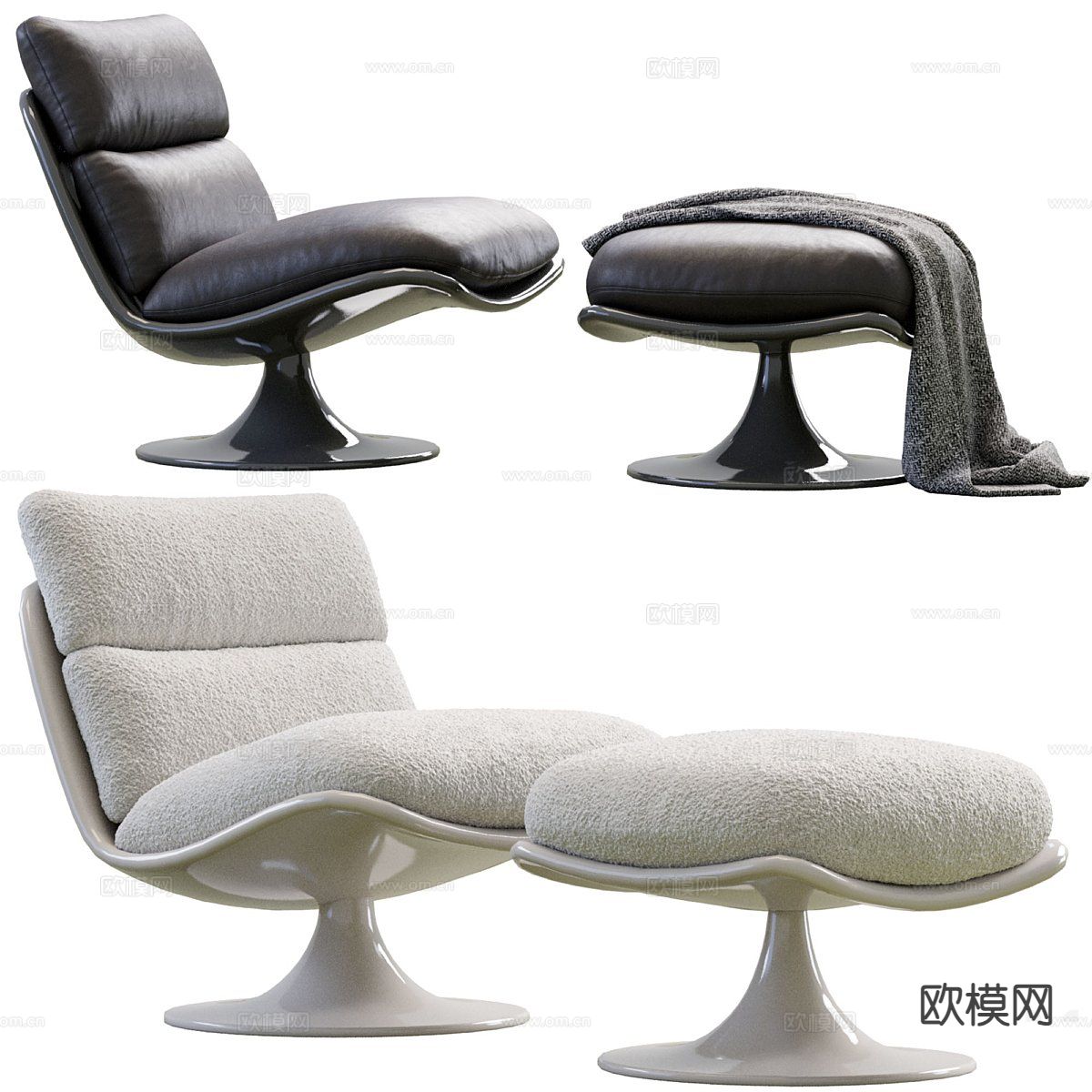 Minotti 椅子 沙发椅 休闲椅3d模型