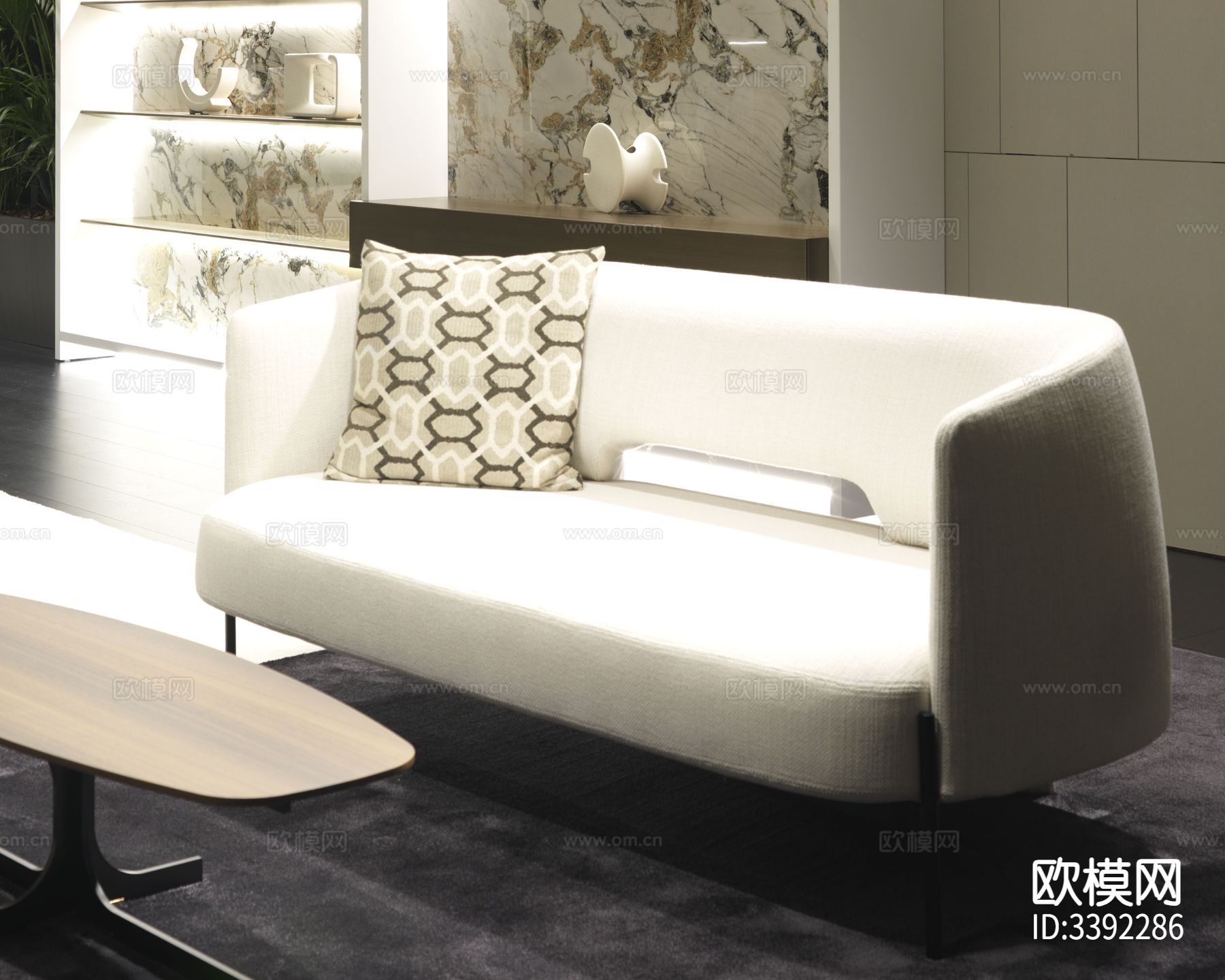 MISURA EMME 米舒拉艾美 现代沙发下载（渲染图8）
