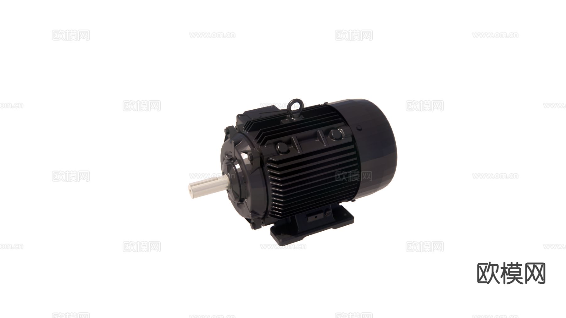 马达交流电机 减速机su模型下载（渲染图2）