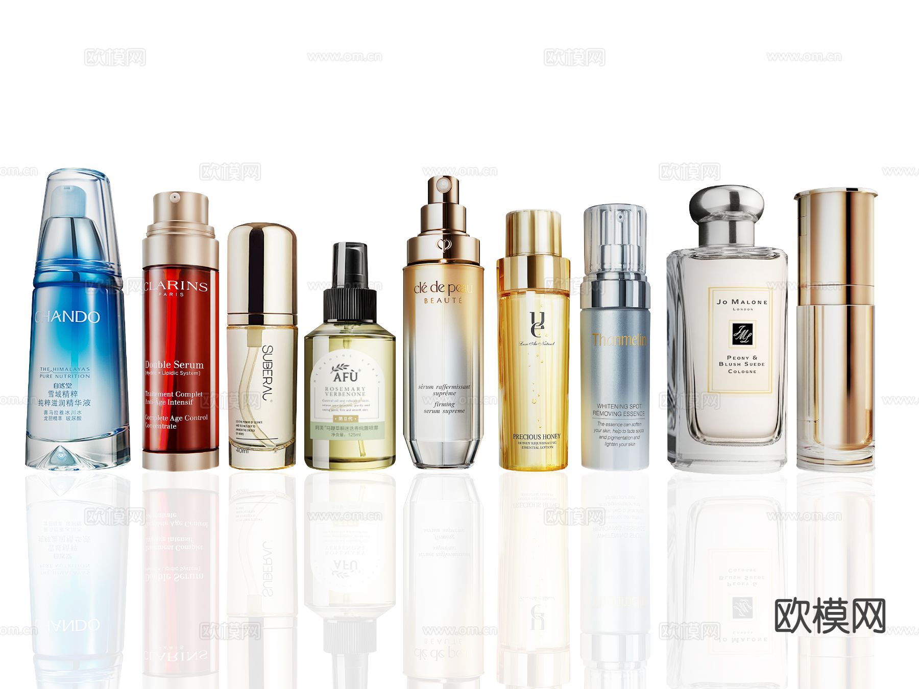 化妆品 护肤品 润肤露 美妆su模型下载（渲染图2）