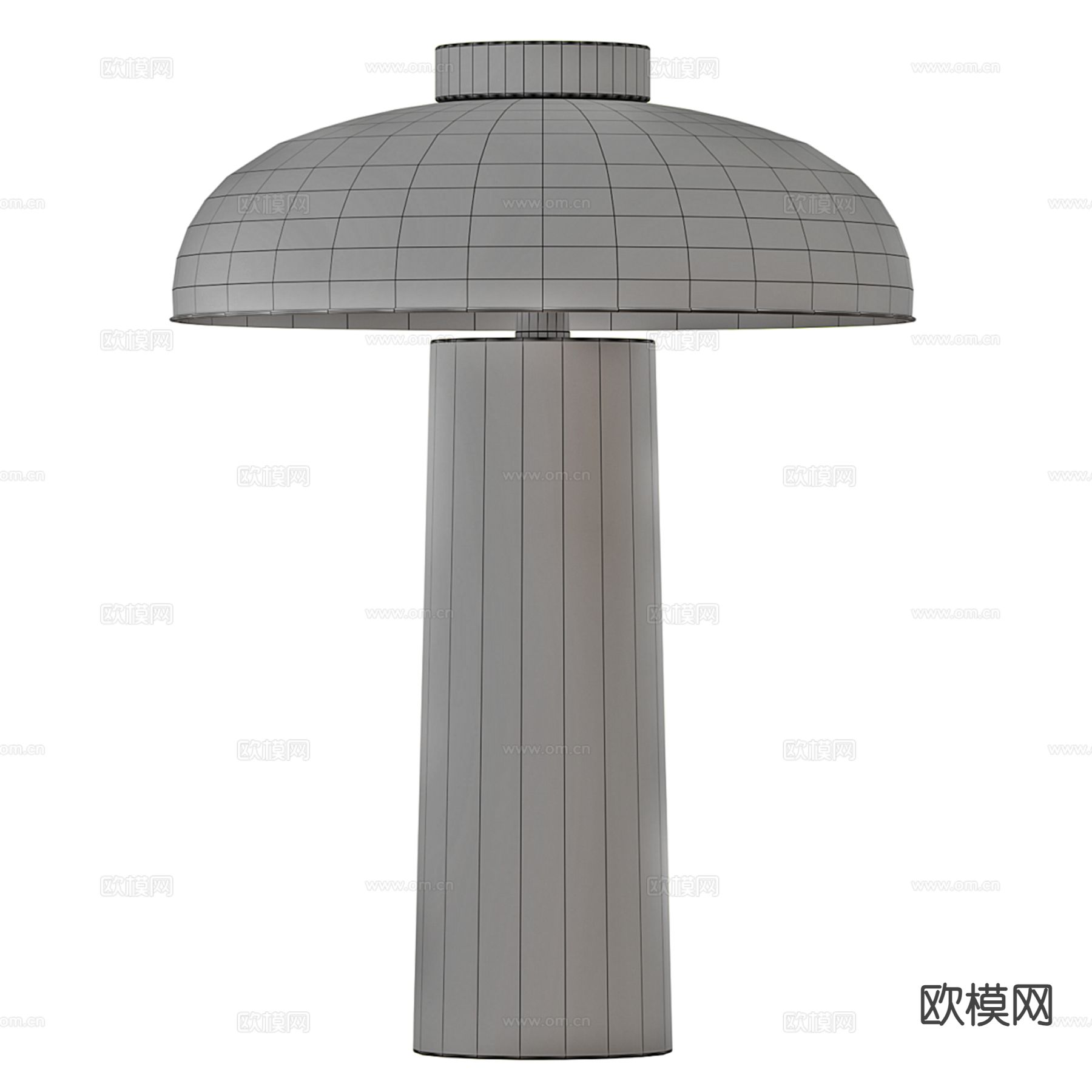 侘寂风台灯3d模型