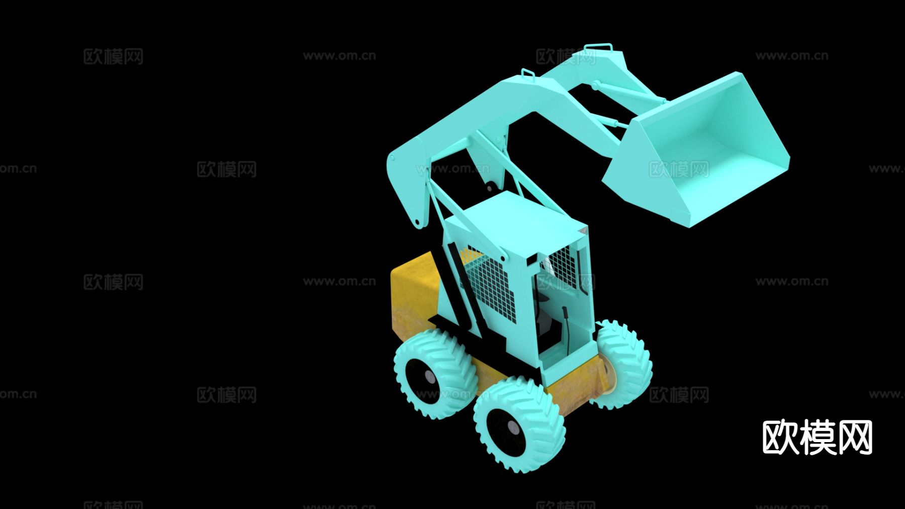 拖拉机 农场设备3d模型下载