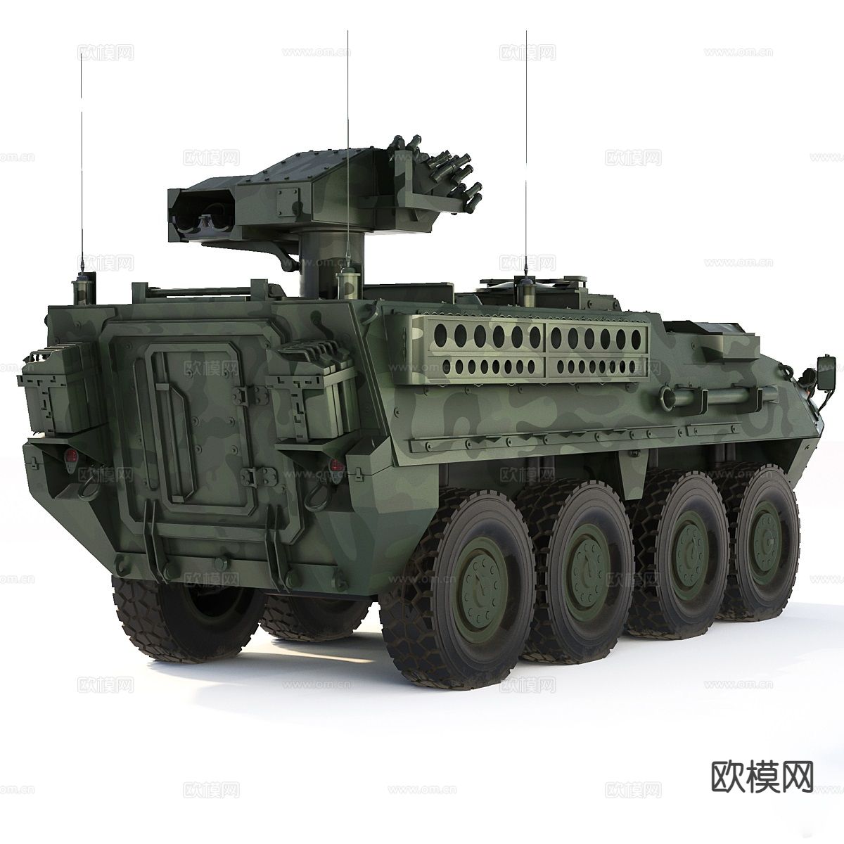 M1134 ATGM Stryker 史崔克反坦克导弹车3d模型