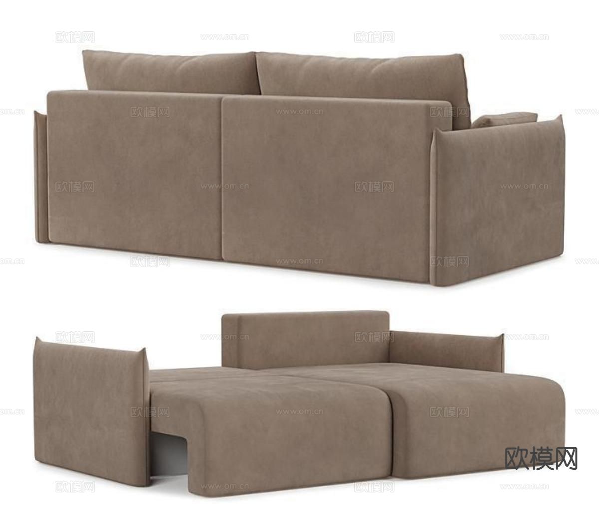 双人沙发3d模型下载