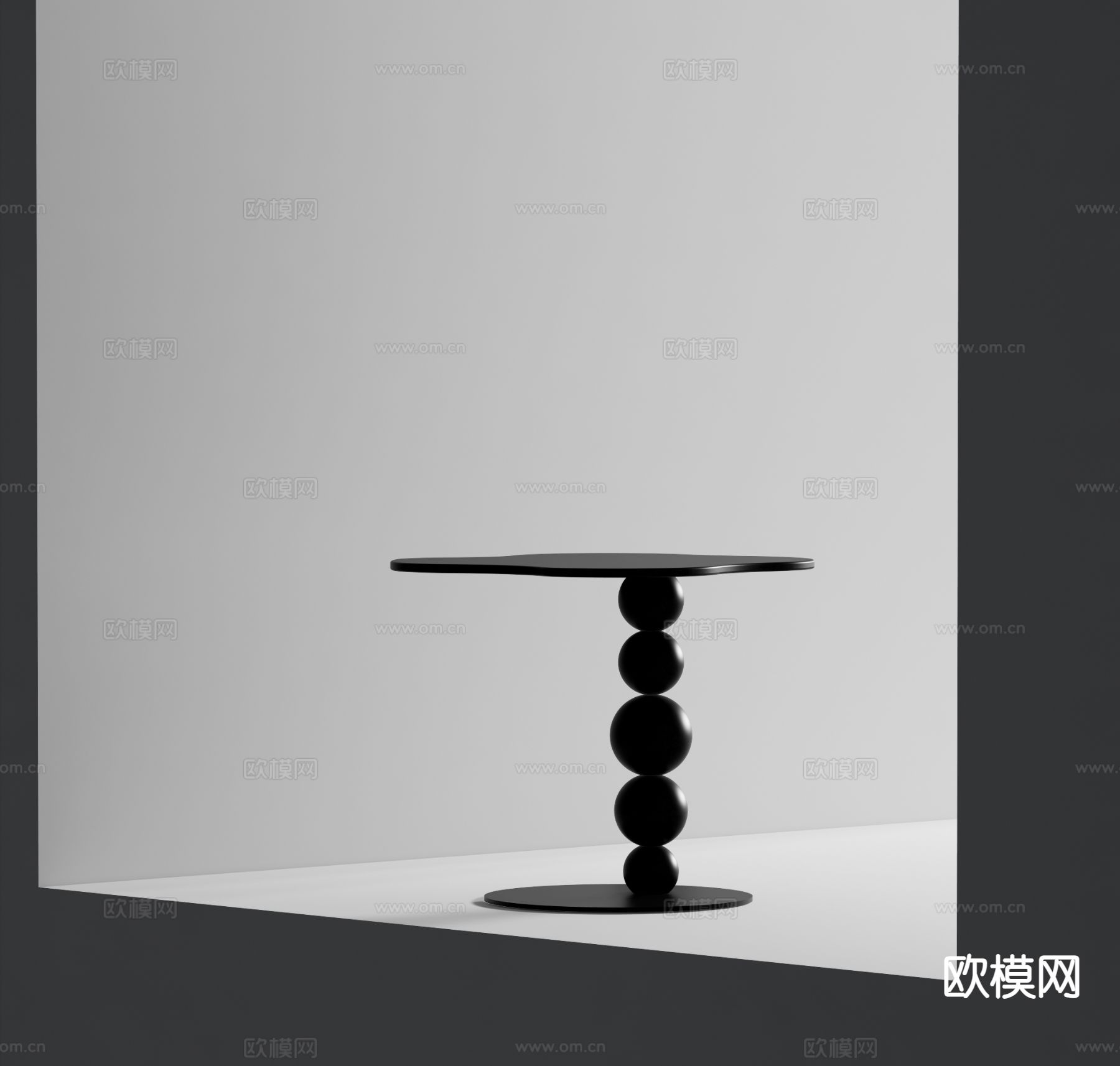 现代边几 角几 圆几 桌几3d模型