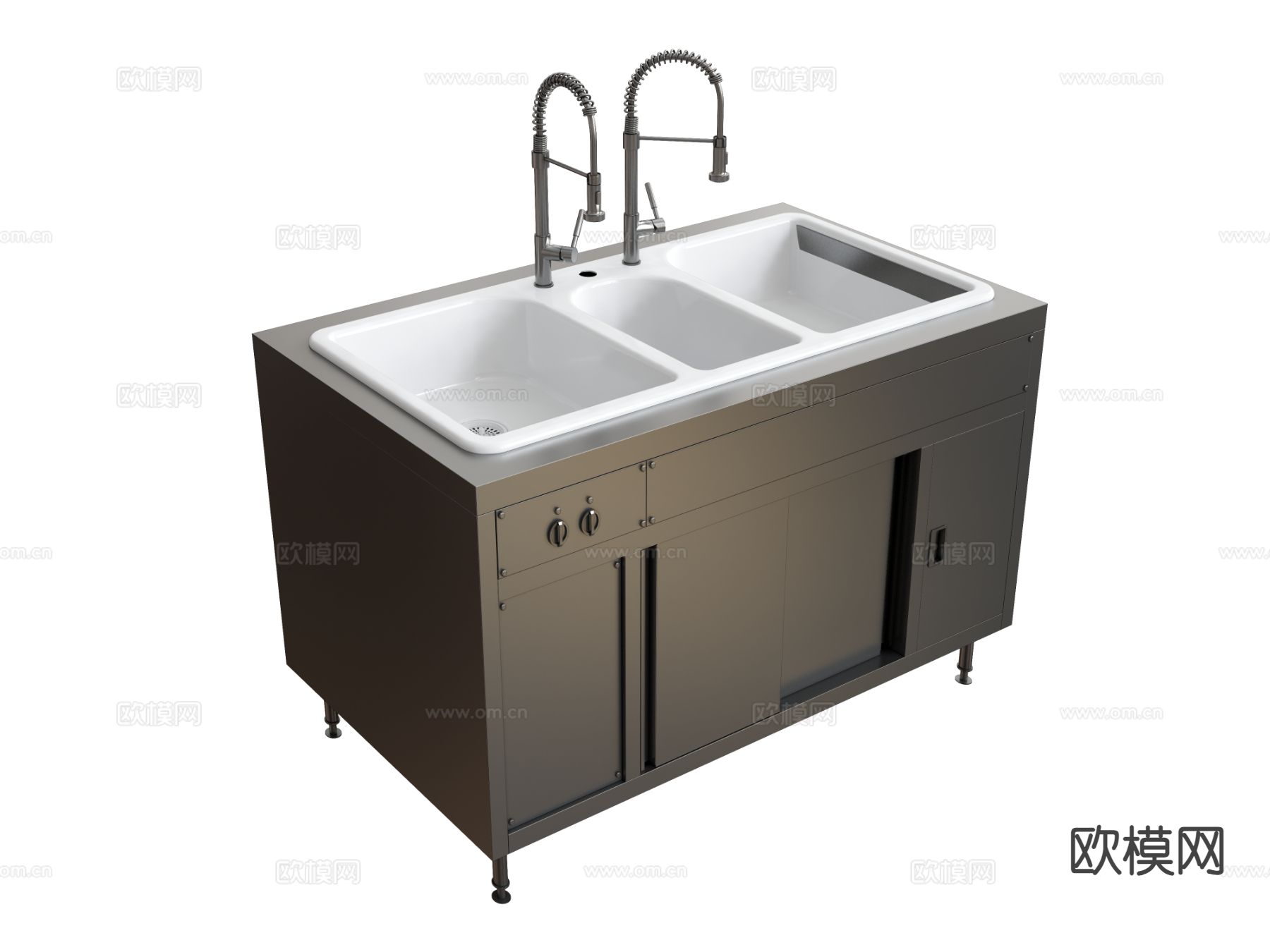 水槽su模型下载（渲染图2）
