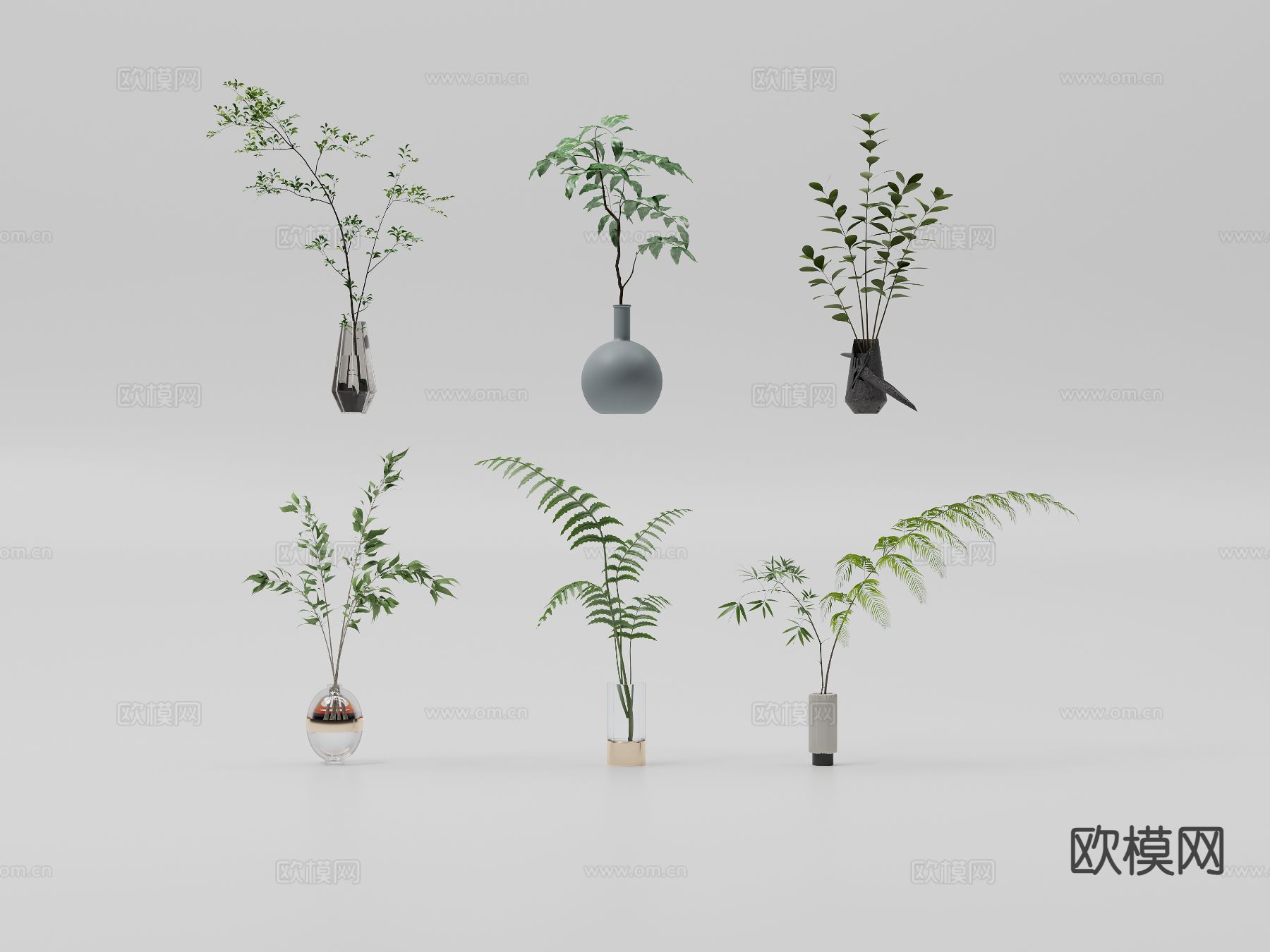 绿植盆栽 景观绿植3d模型