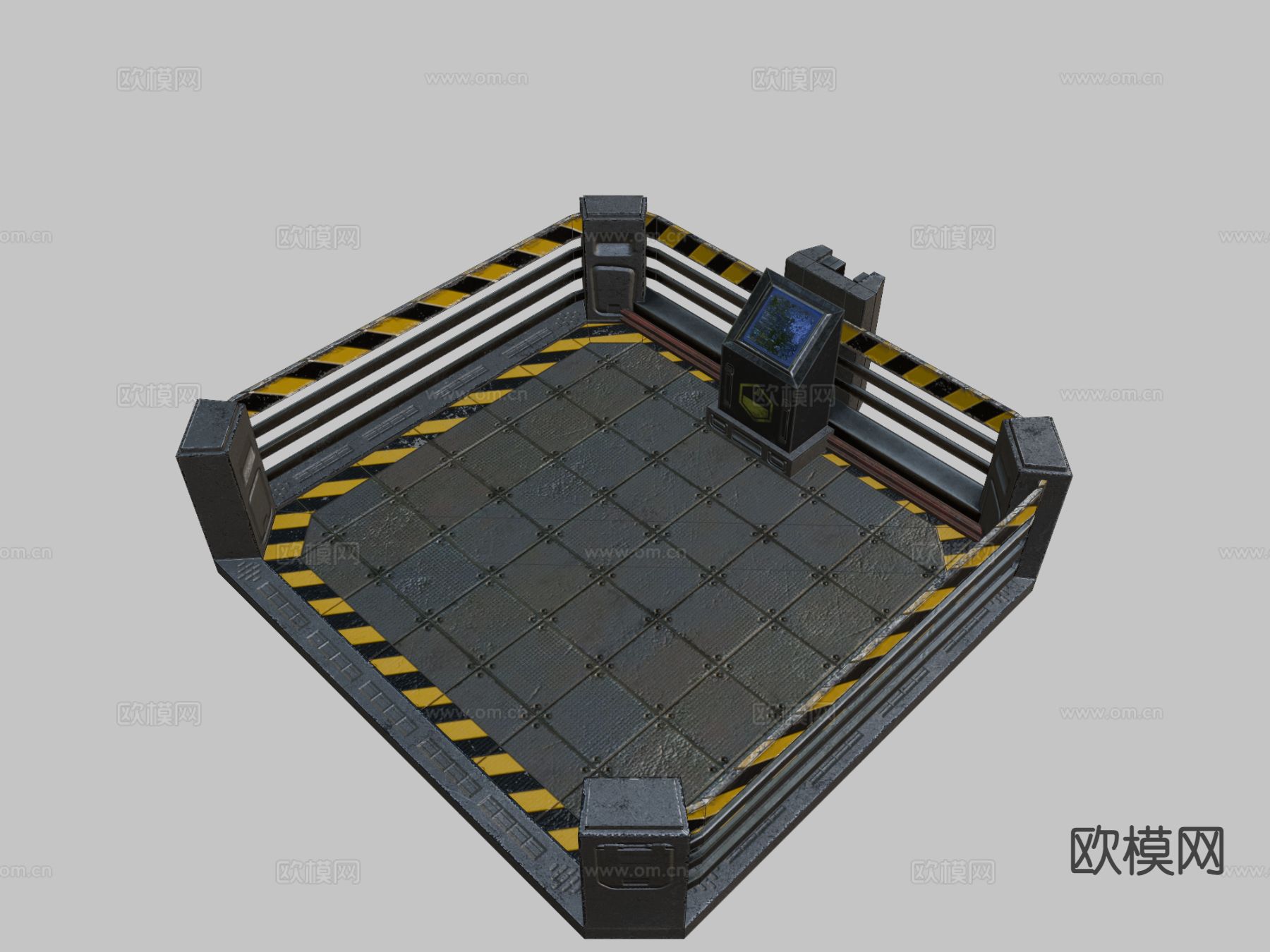 升降机-电梯3d模型下载（渲染图3）