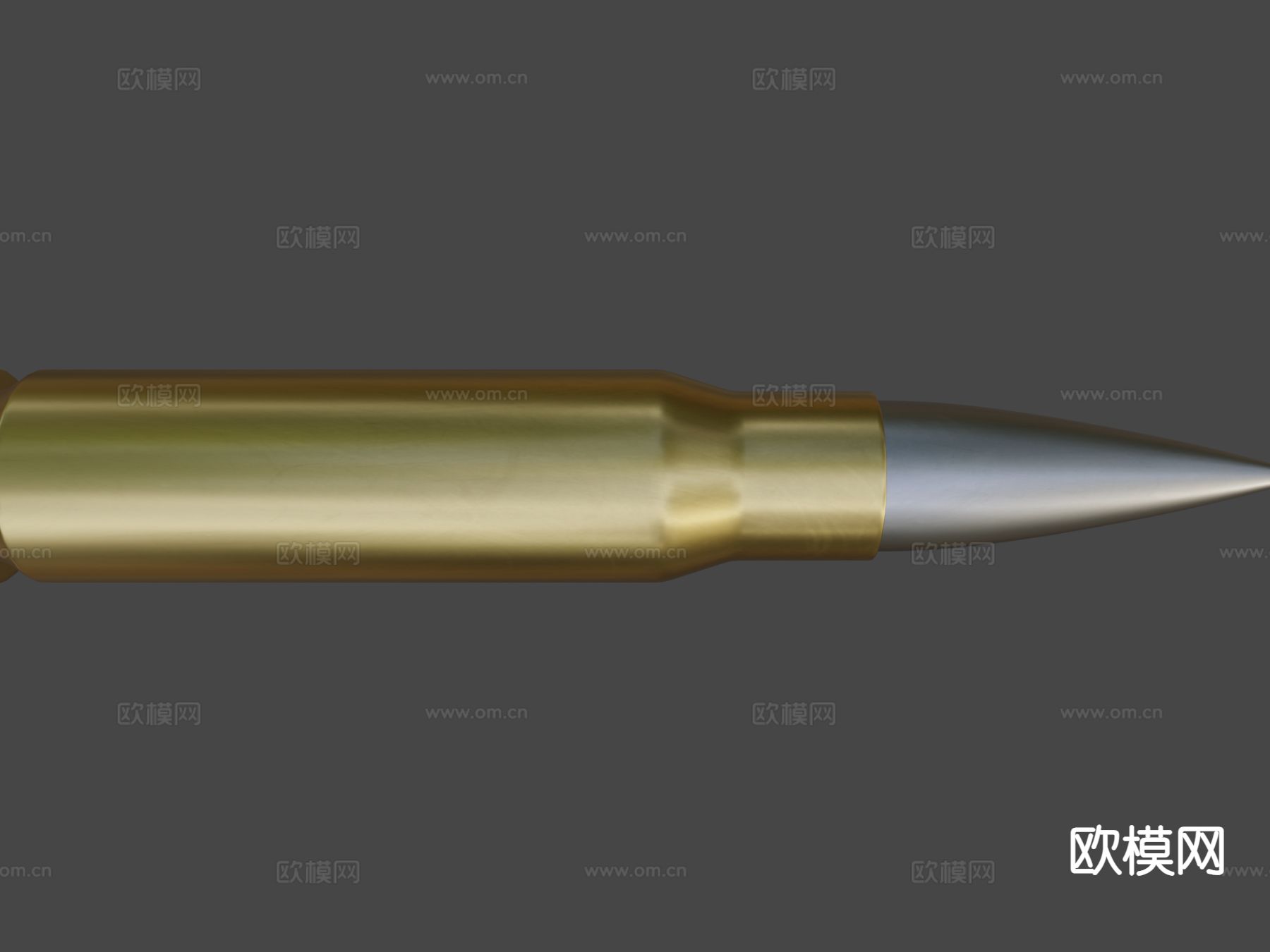 子弹7.62×51mm3d模型