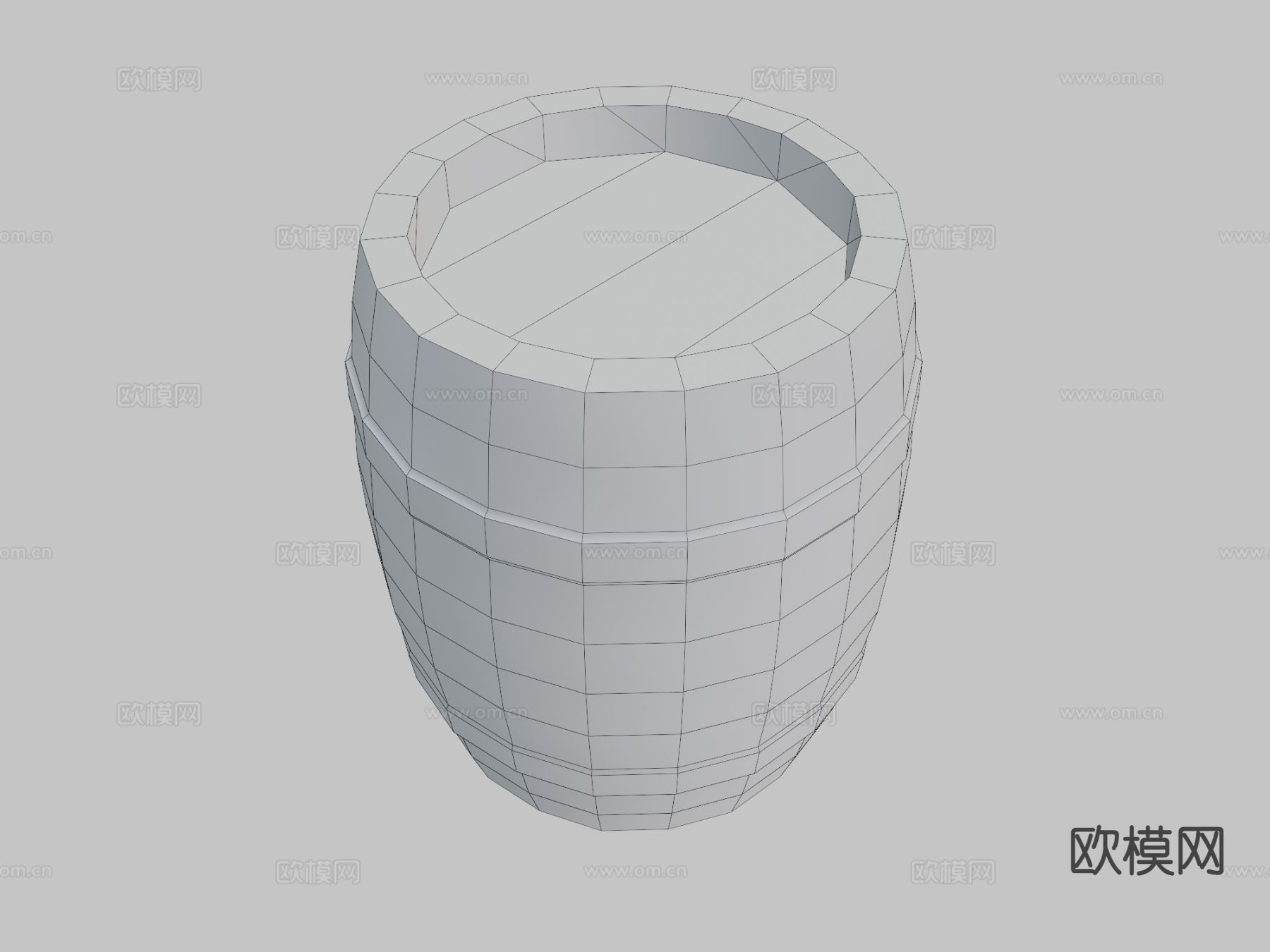 木桶3d模型