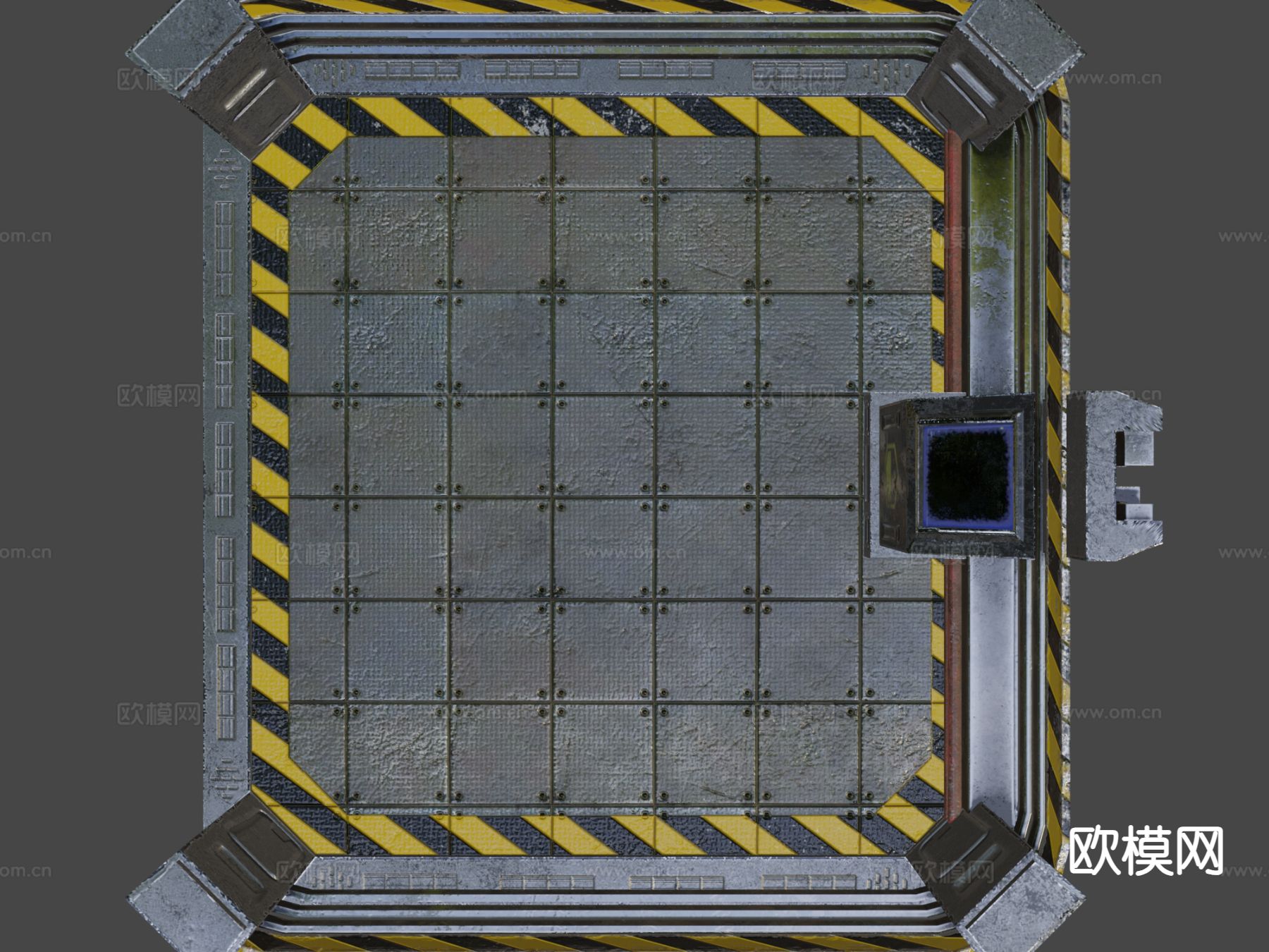 升降机-电梯3d模型下载（渲染图6）