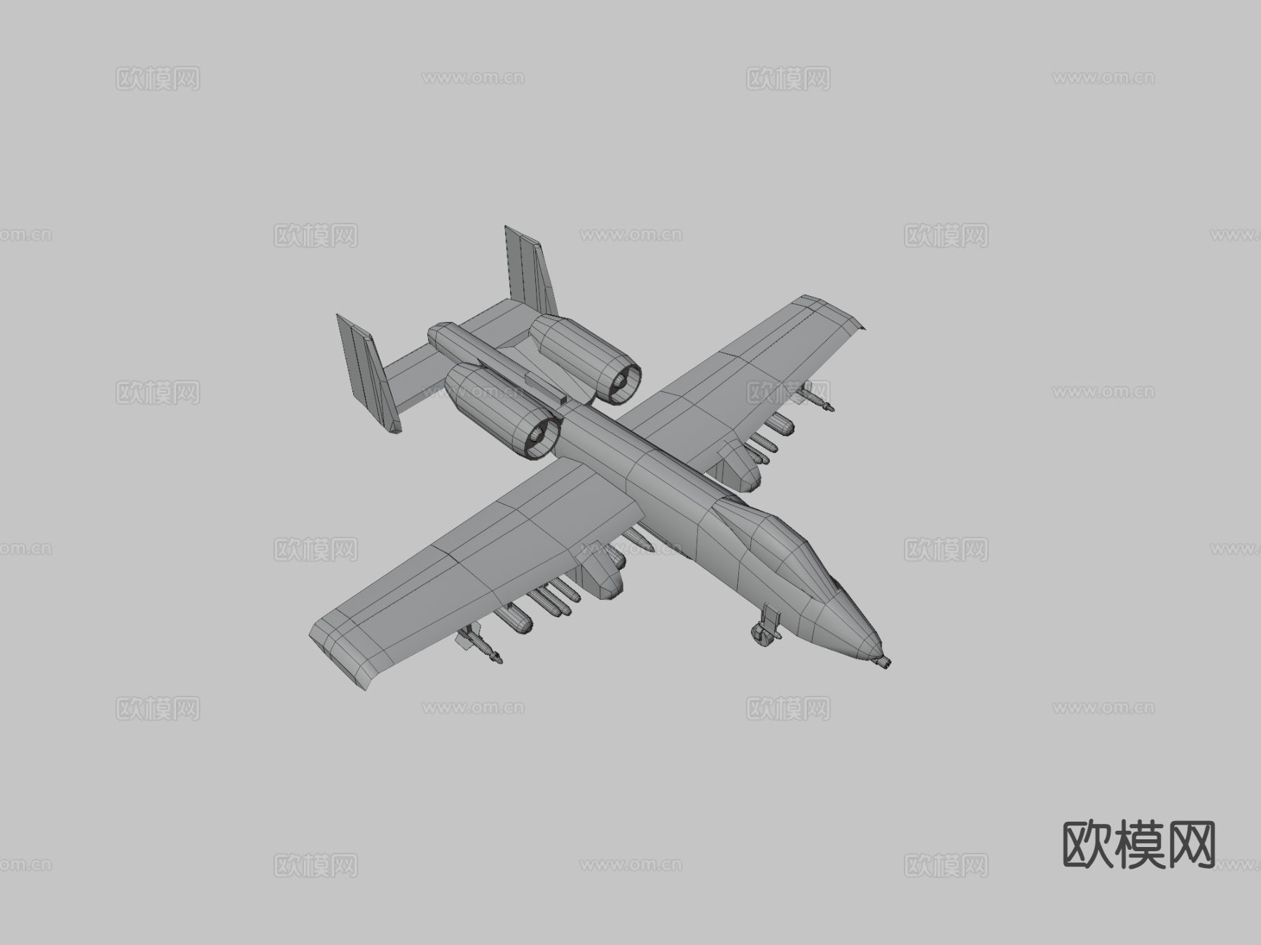 A10 雷电轰炸机 侦察机 直升机3d模型