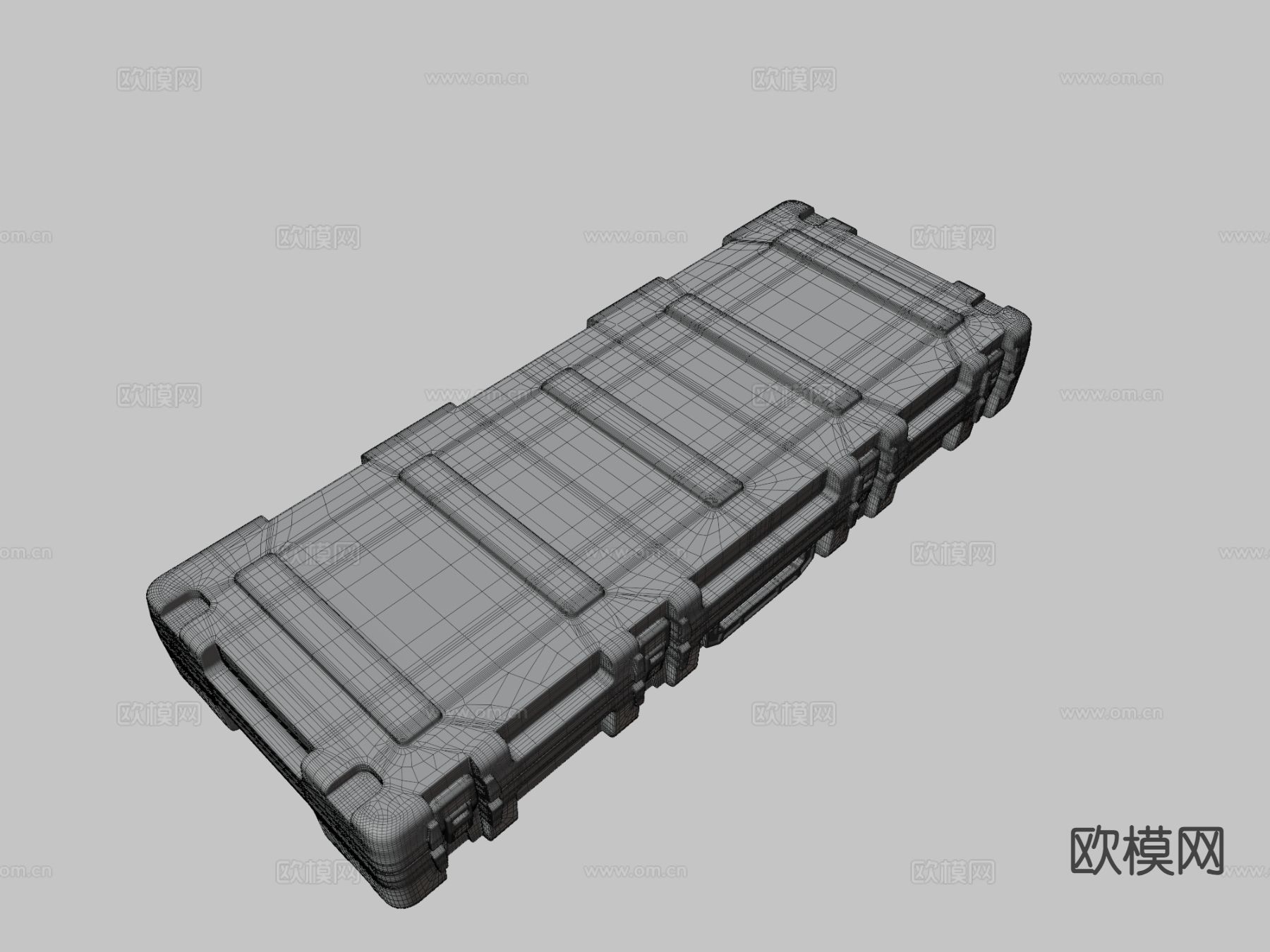 科幻集装箱 军用集装箱3d模型