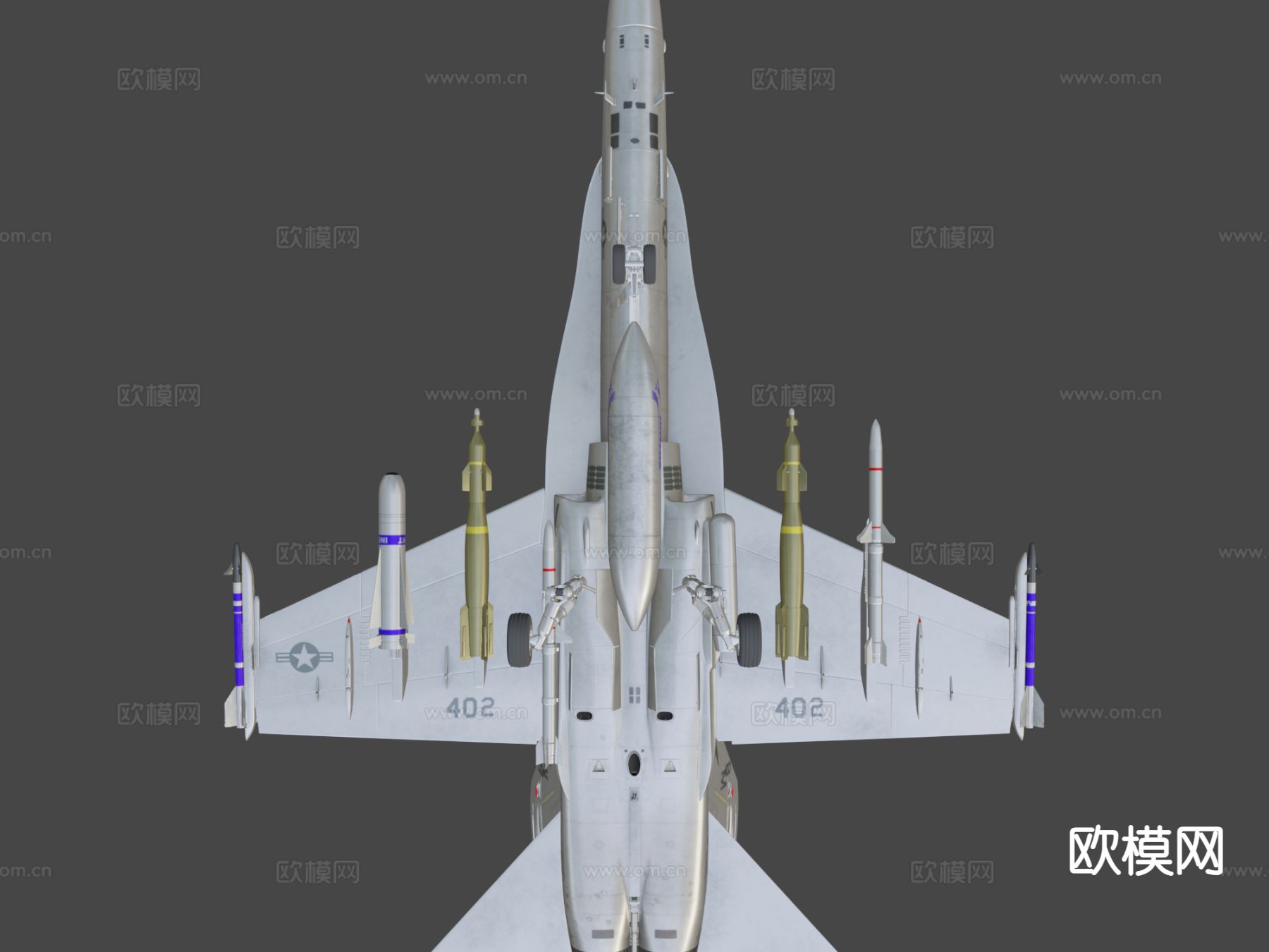 军用飞机 战斗机 侦察机3d模型