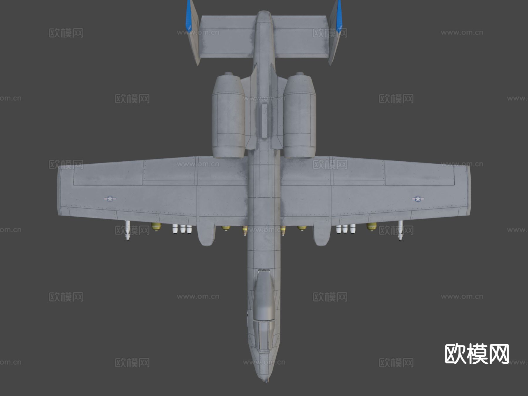 A10 雷电轰炸机 侦察机 直升机3d模型