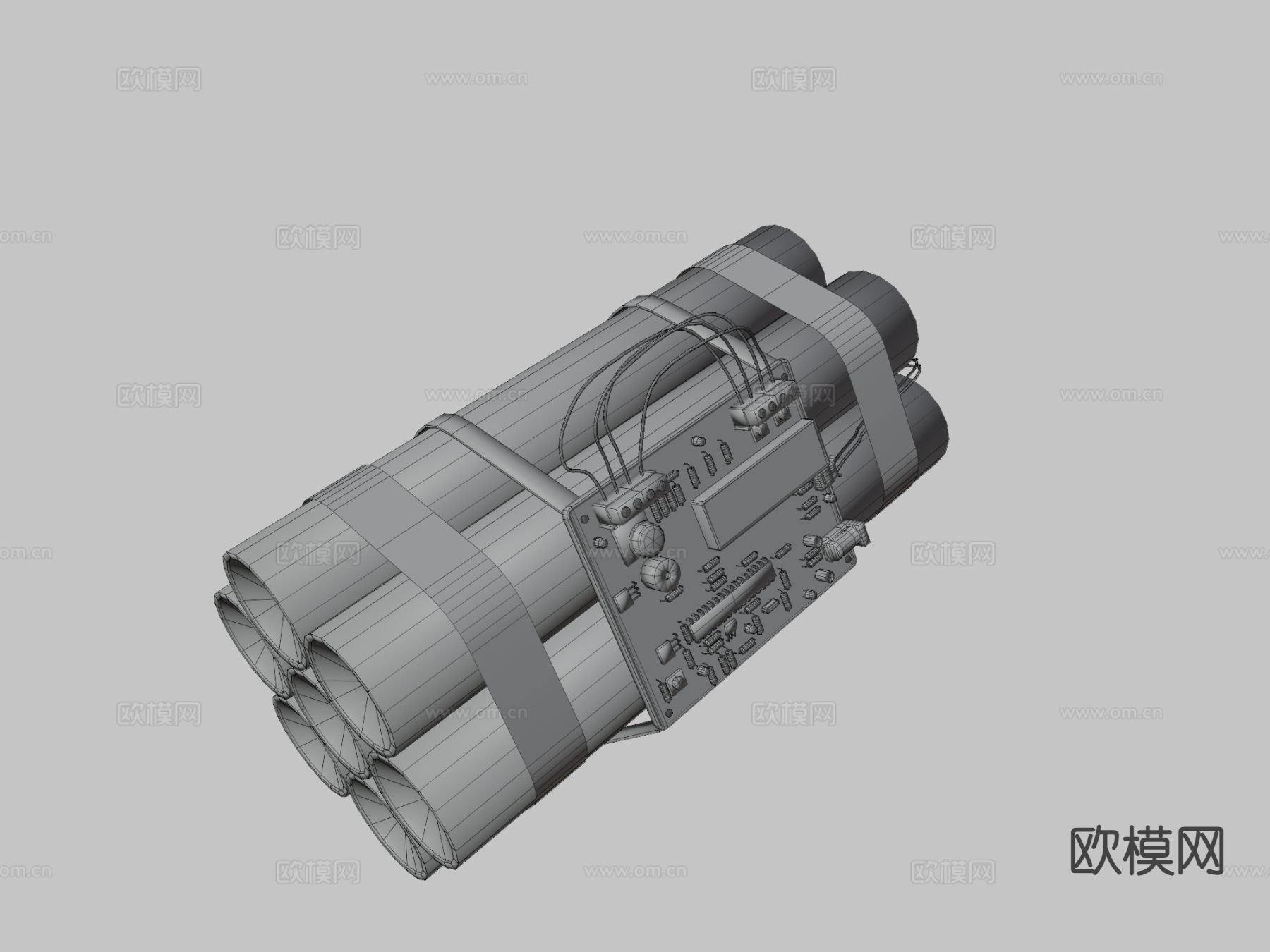 炸药3d模型