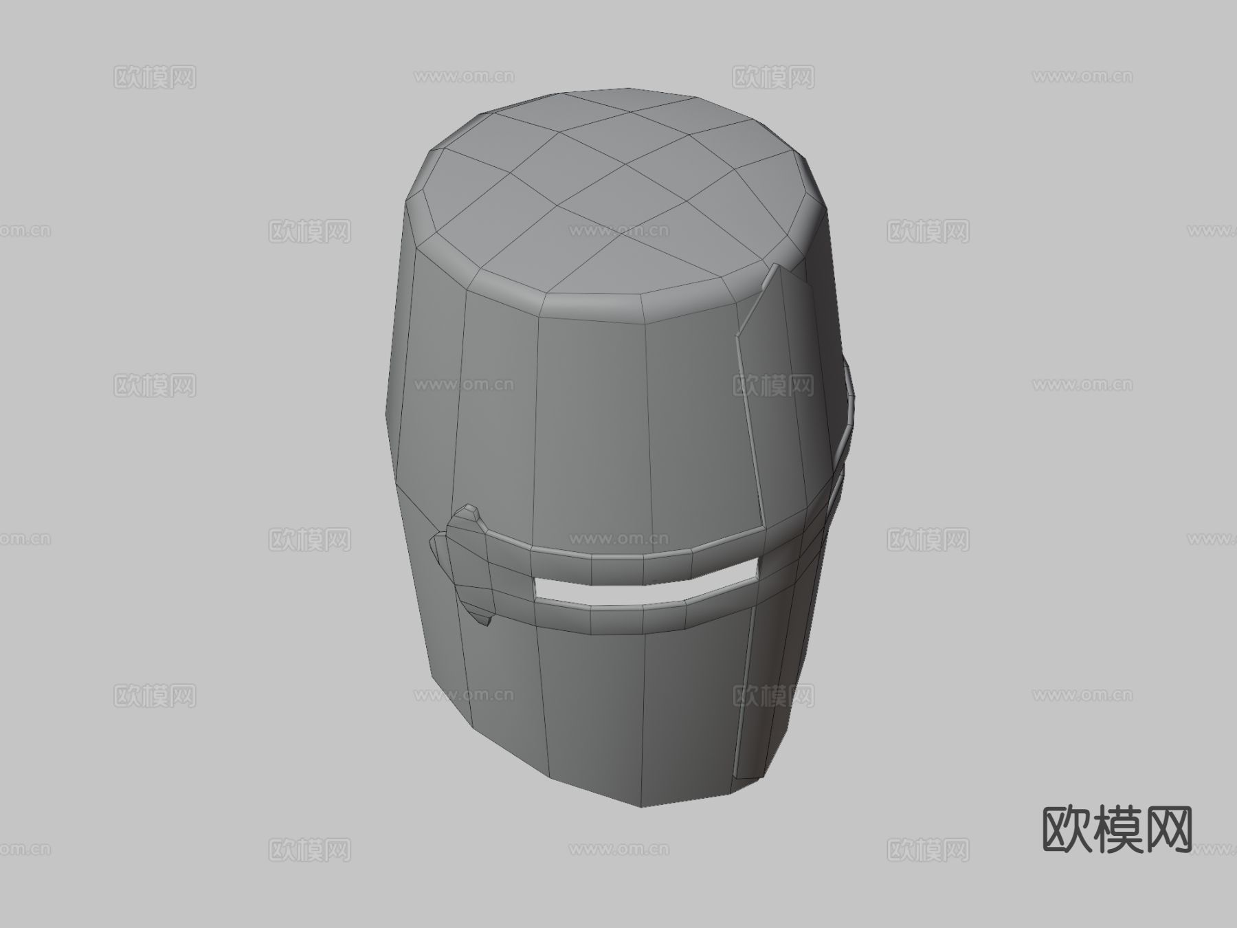 十字军头盔 游戏道具3d模型