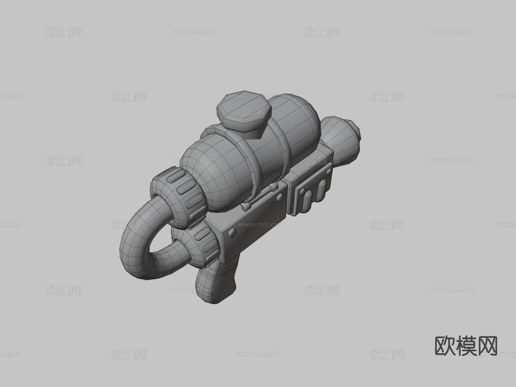 玩具手枪 游戏道具3d模型