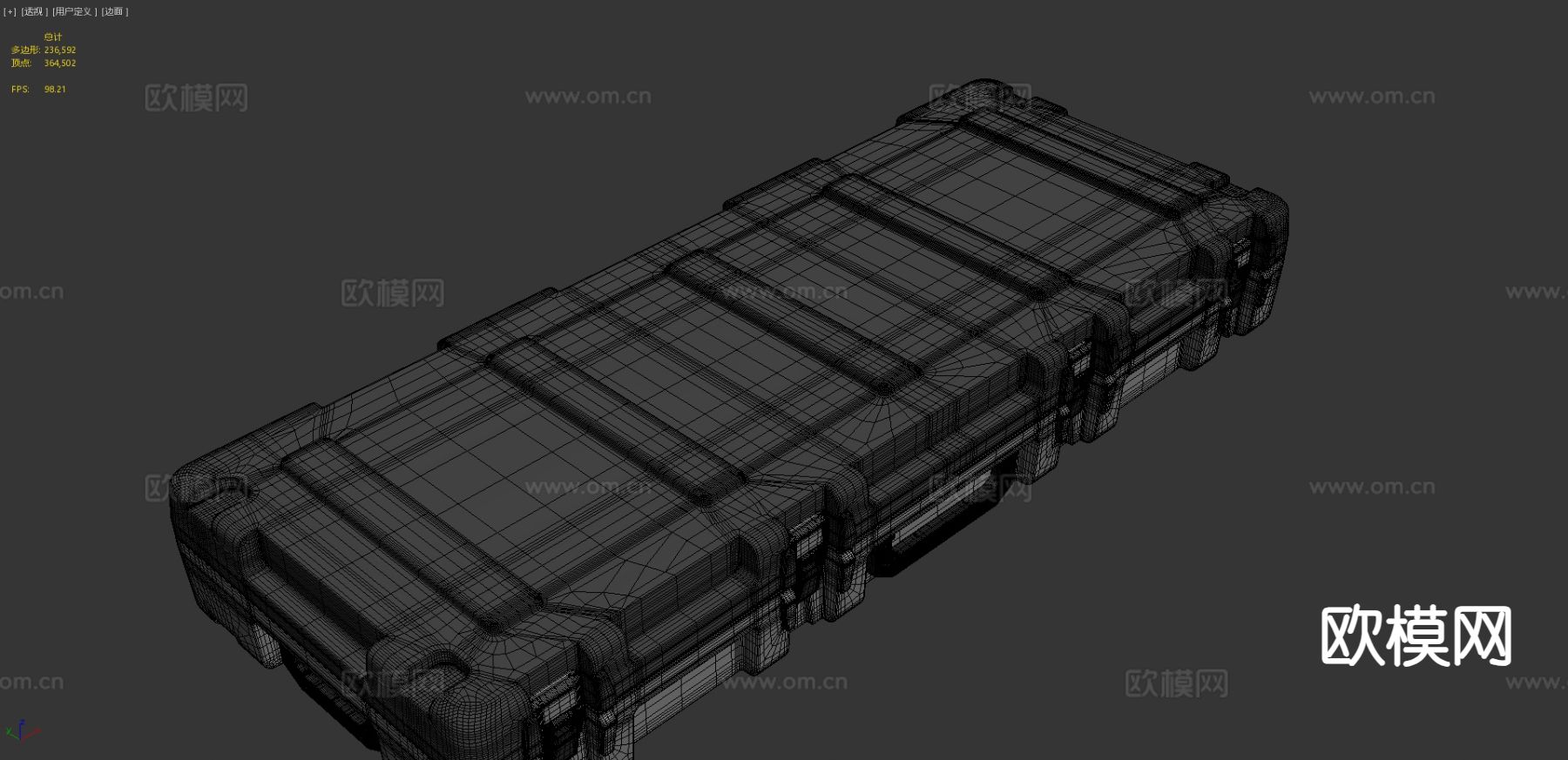 科幻集装箱 军用集装箱3d模型