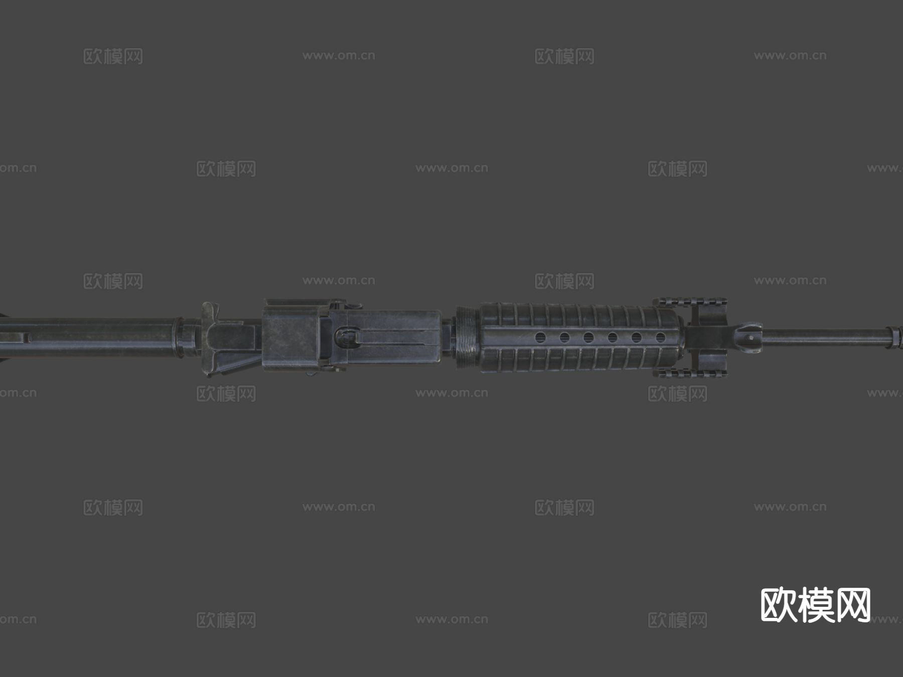 突击步枪 枪支 枪械 武器3d模型