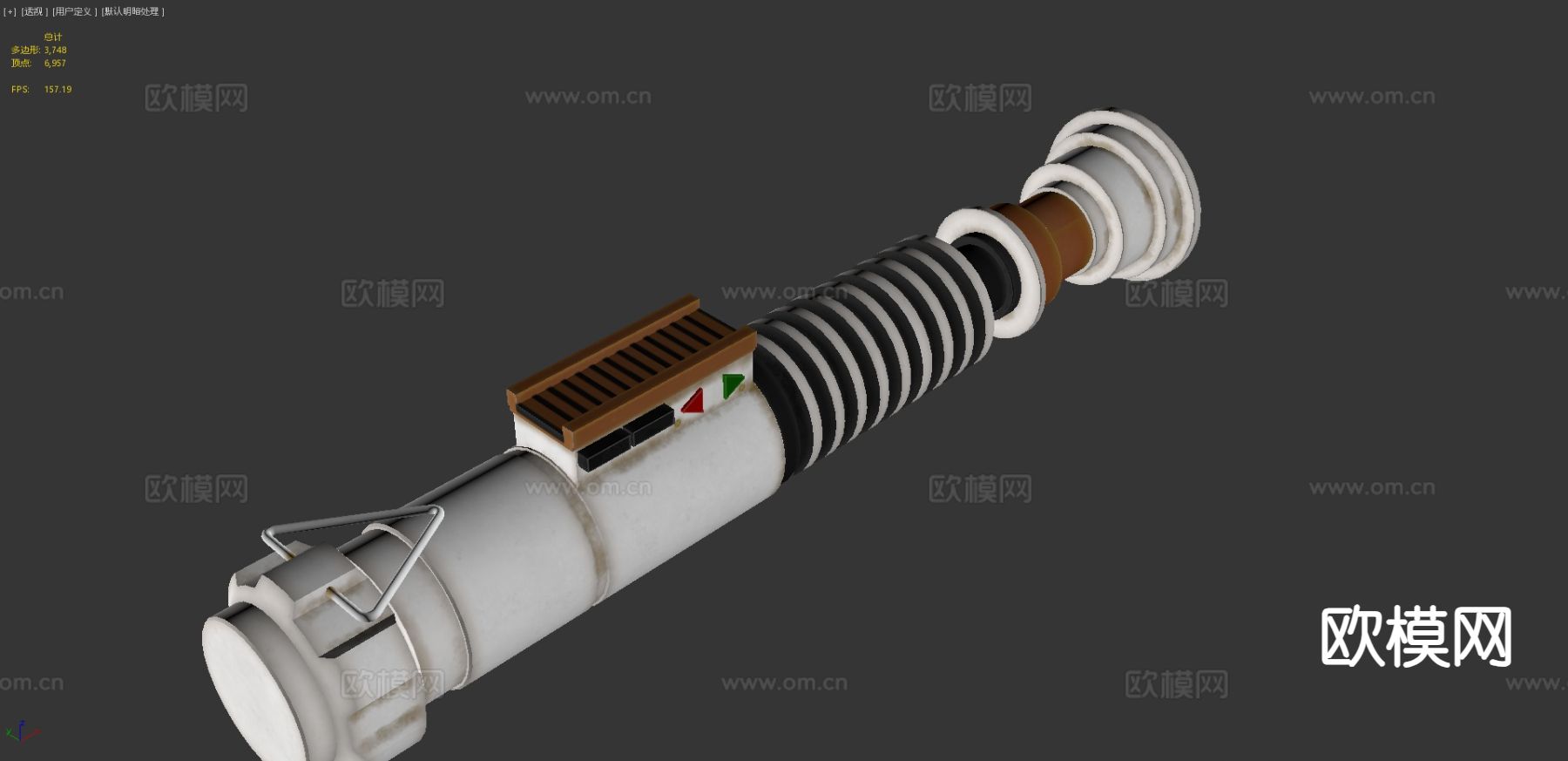 绝地归来卢克光剑3d模型