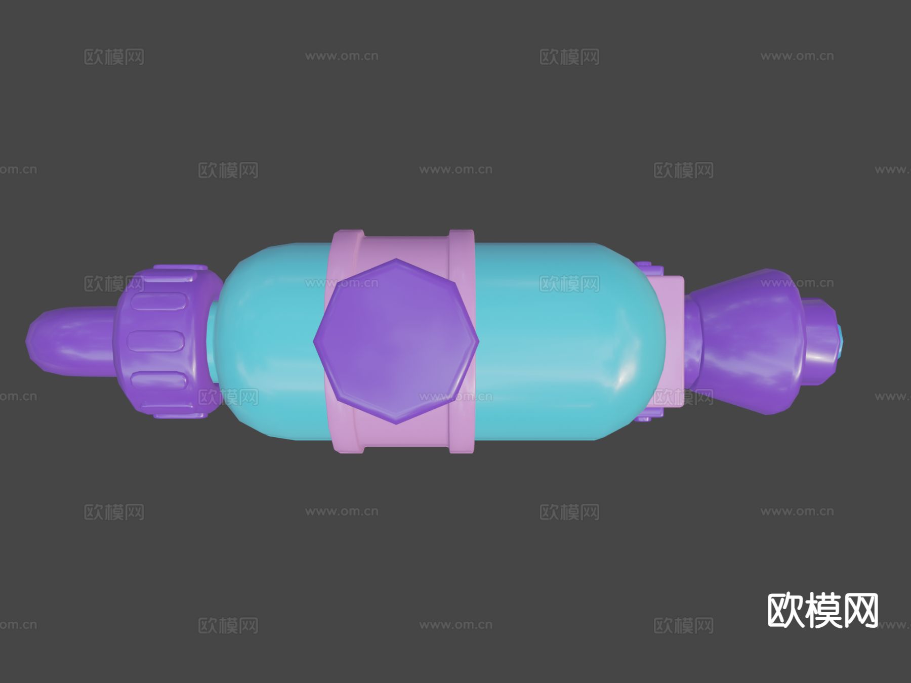 玩具手枪 游戏道具3d模型