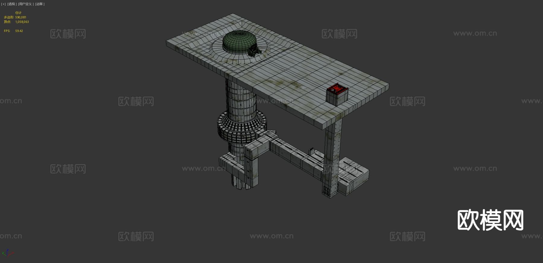 地下火箭 武器 导弹3d模型