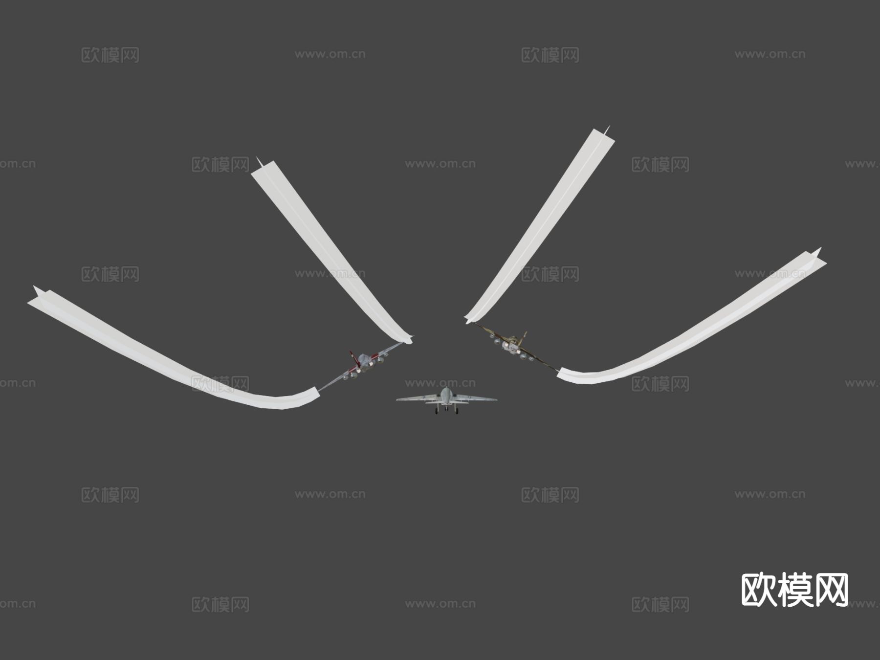 飞机 战斗机 轰炸机3d模型