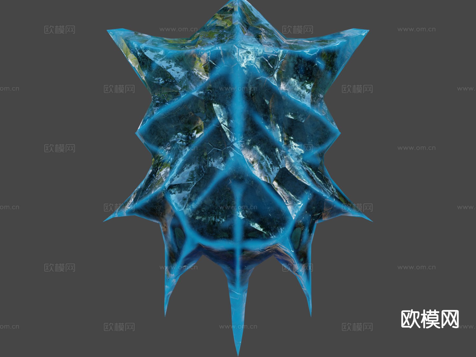 冰魔法石3d模型下载（渲染图9）